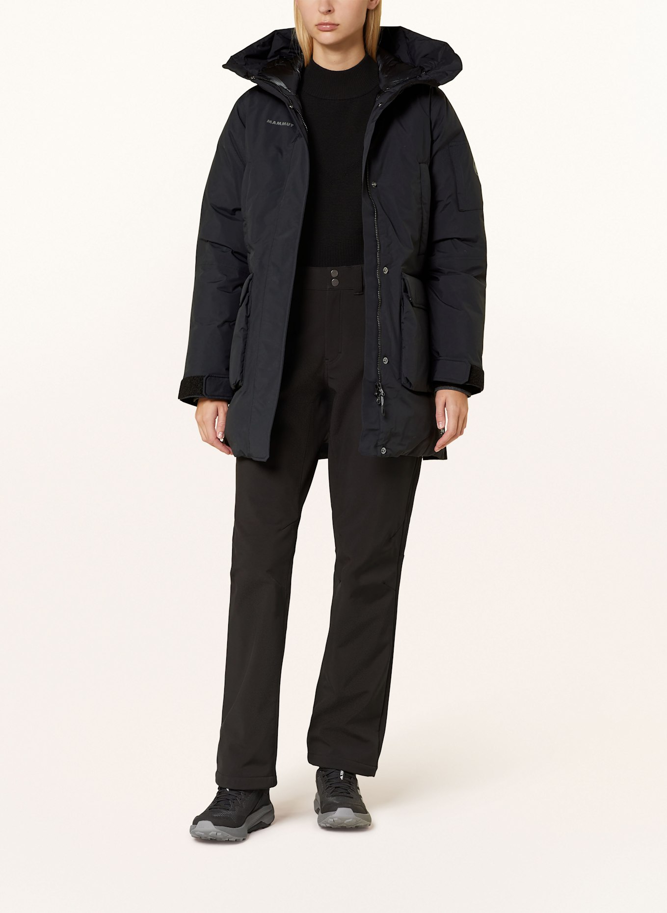 MAMMUT Parka FLOEBERG: SCHWARZ