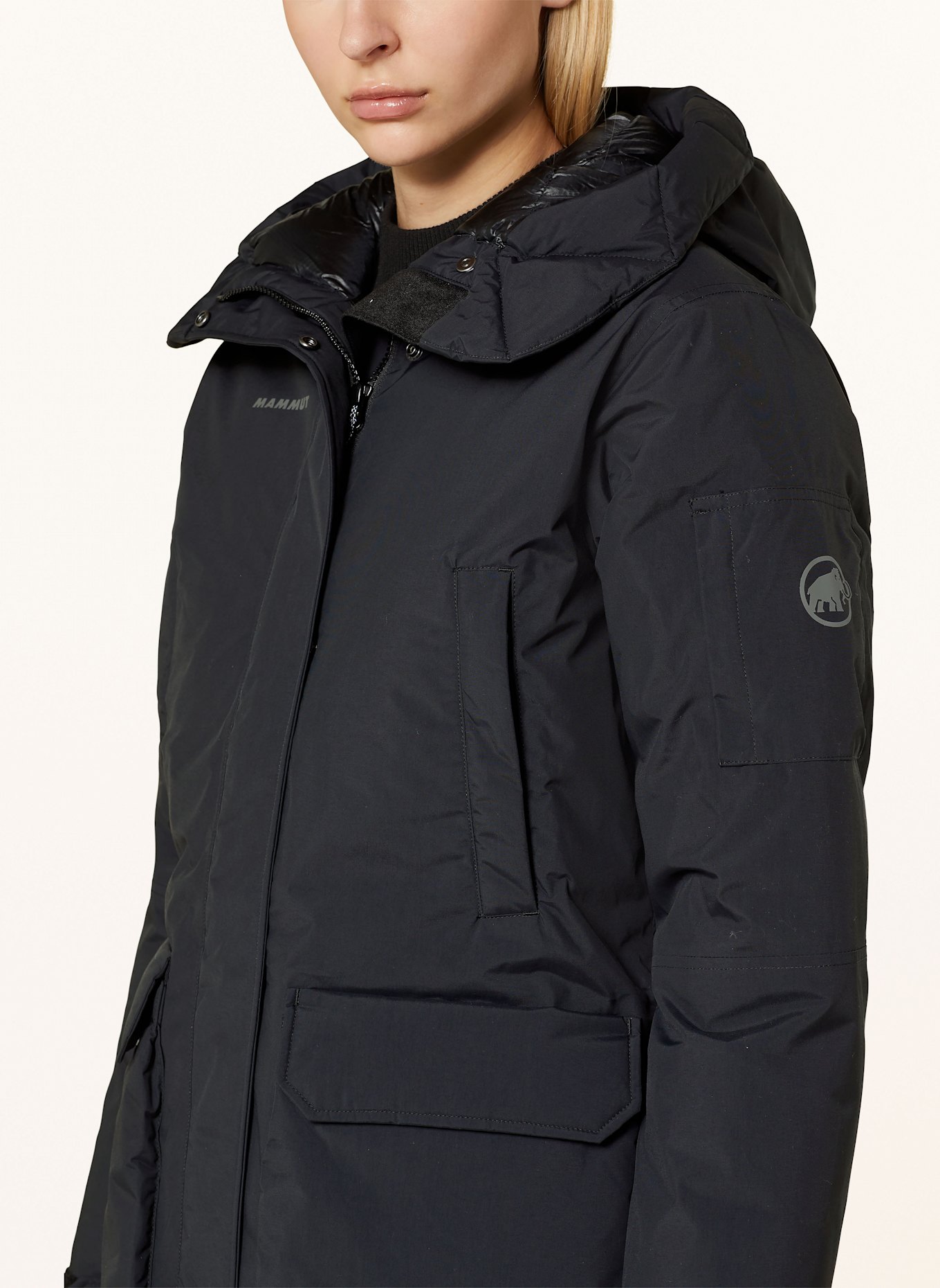 MAMMUT Parka FLOEBERG: SCHWARZ