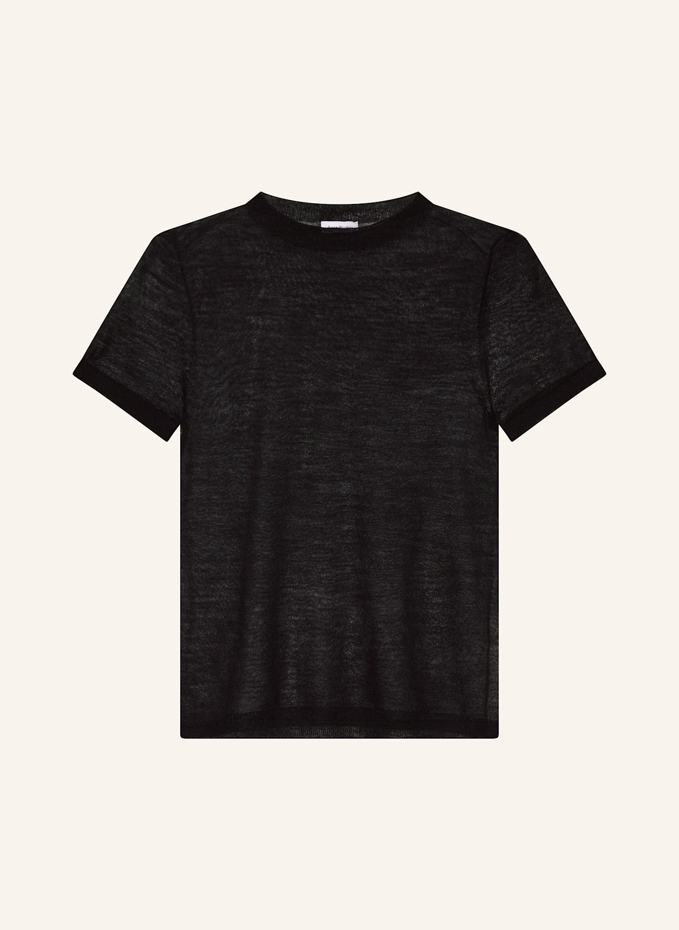 Acne Studios T-shirt: CZARNY