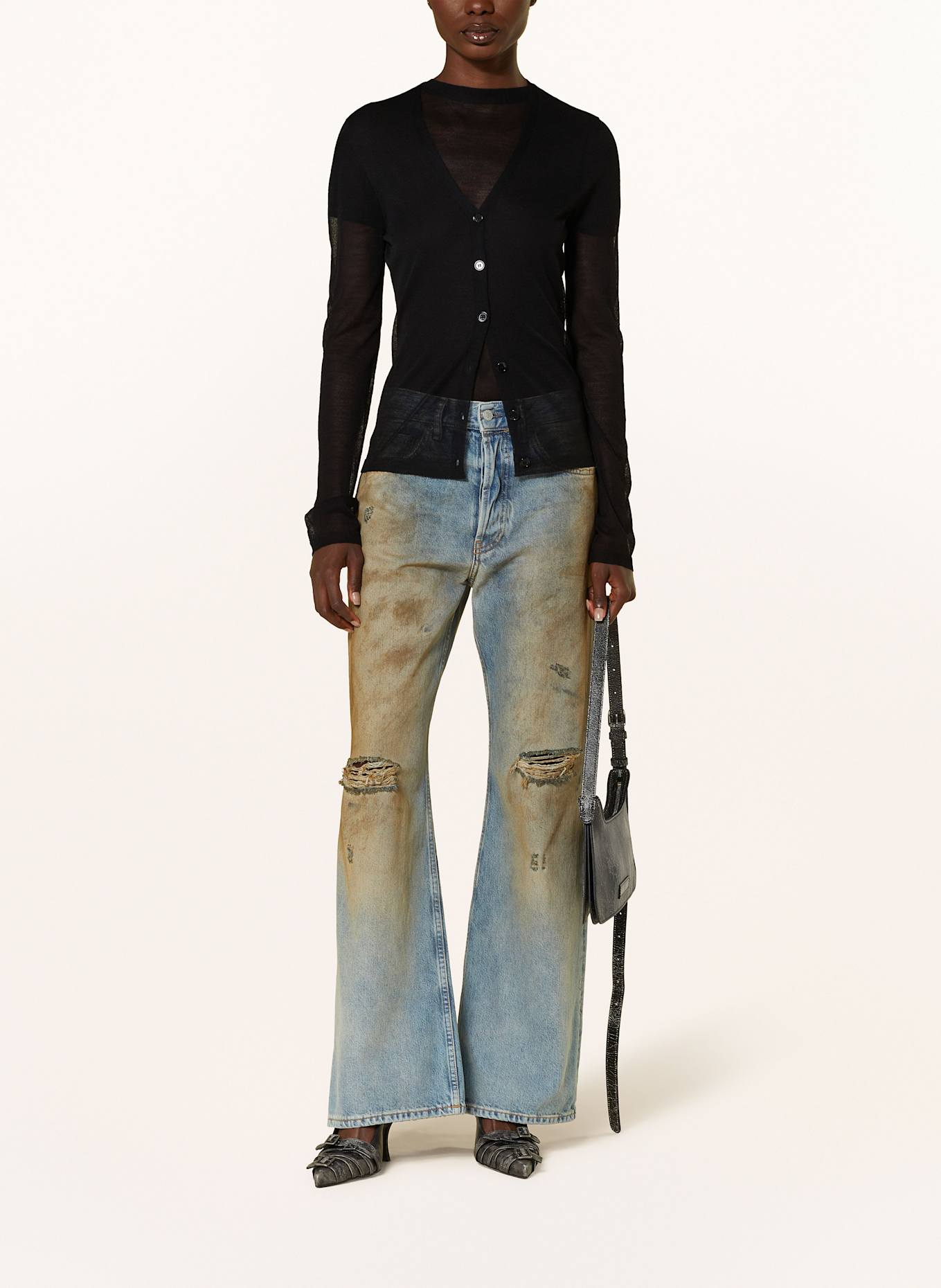 Acne Studios T-shirt: CZARNY