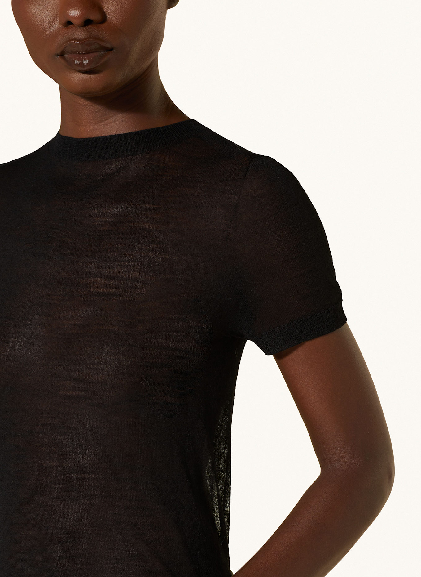 Acne Studios T-shirt: CZARNY