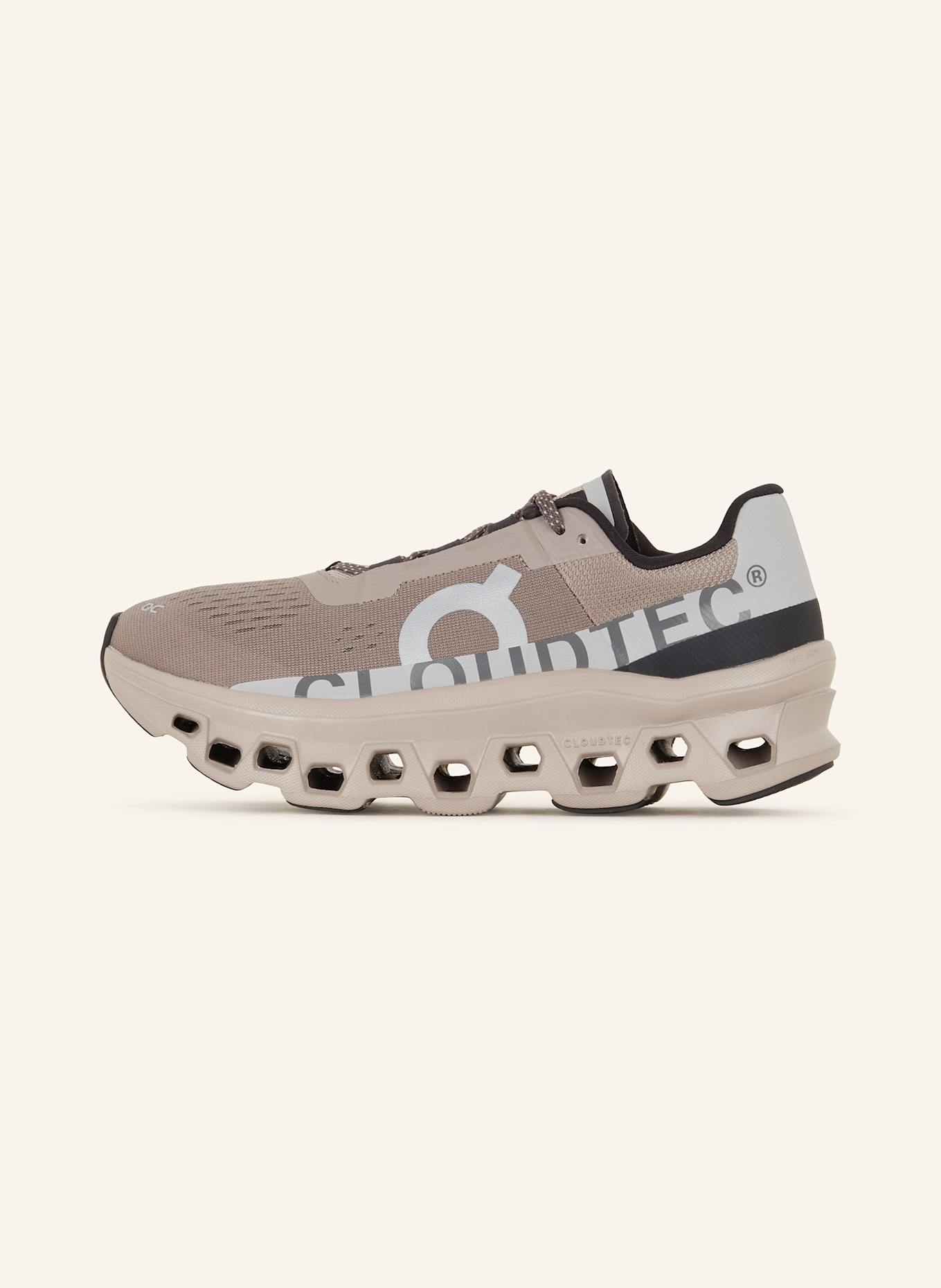 On Sneaker CLOUDMONSTER: ROSÉ/ HELLGRAU/ GRAU