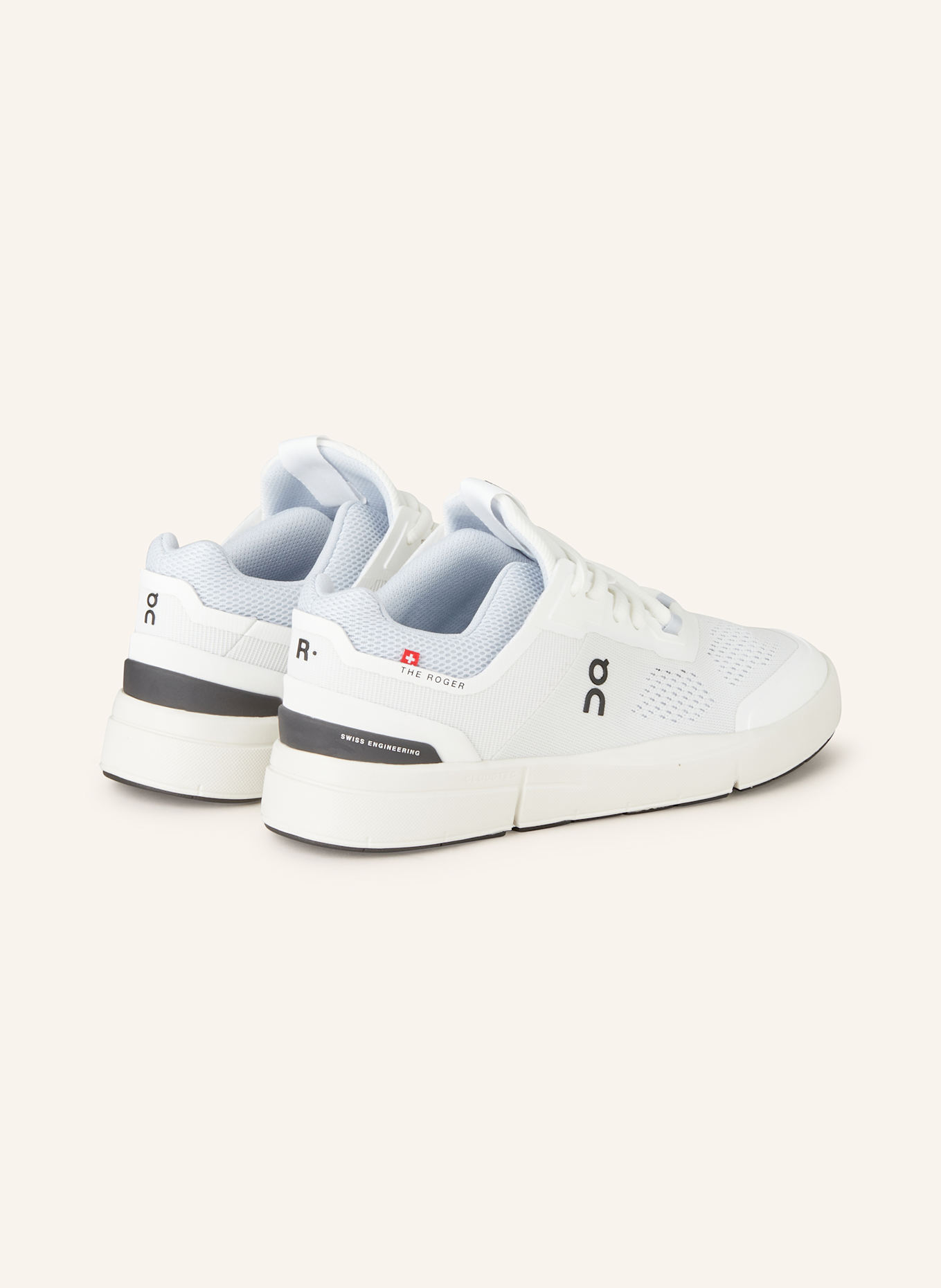 On Sneakers THE ROGER SPIN, Color: WHITE (Image 2)