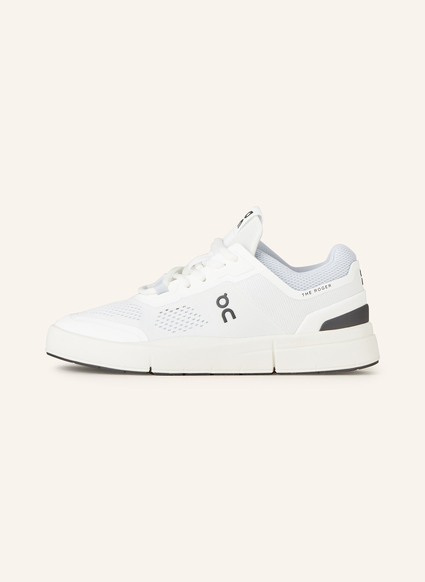 On Sneakers THE ROGER SPIN, Color: WHITE (Image 4)