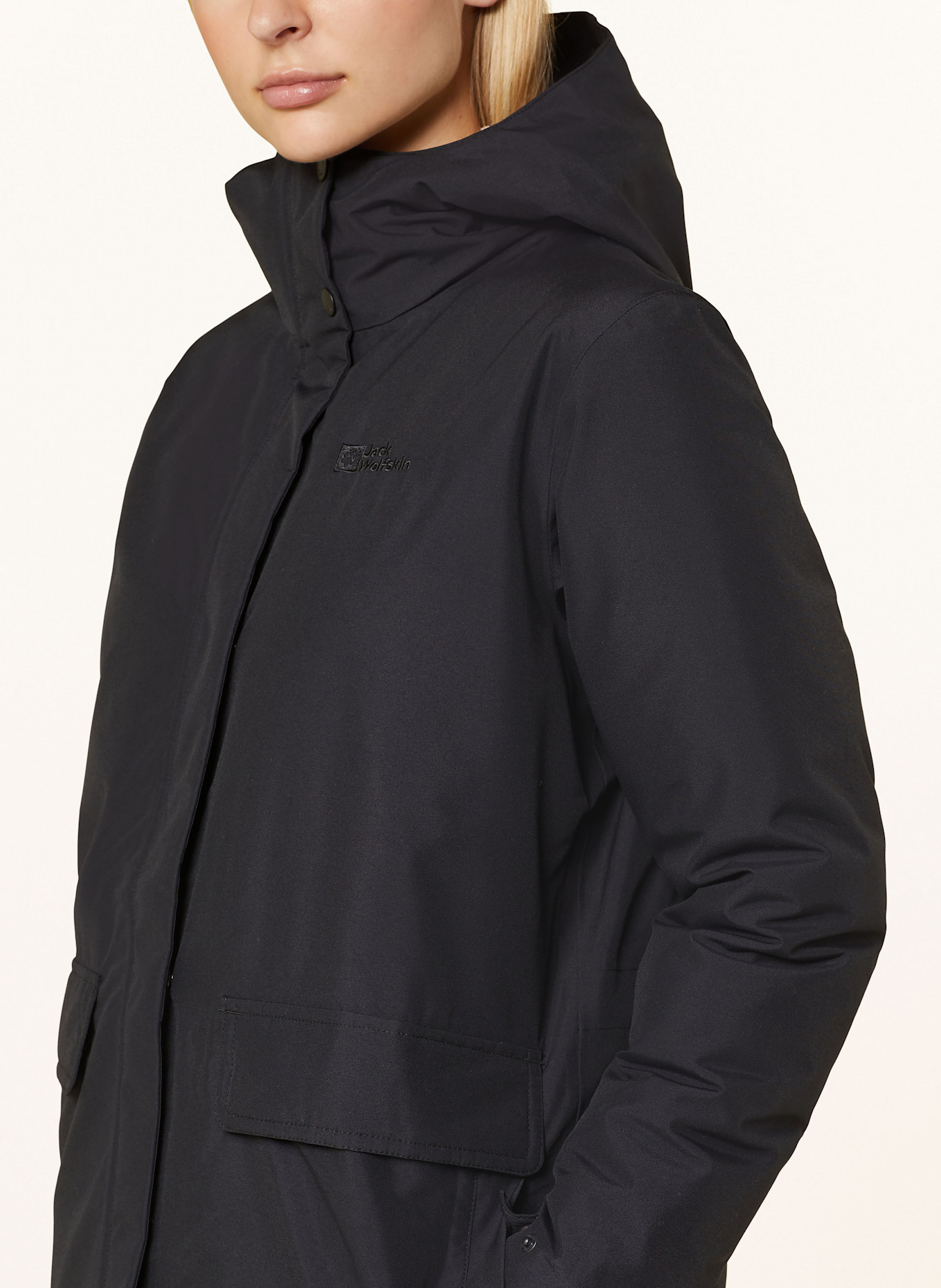 Jack Wolfskin Daunenparka WINTERTOR: SCHWARZ