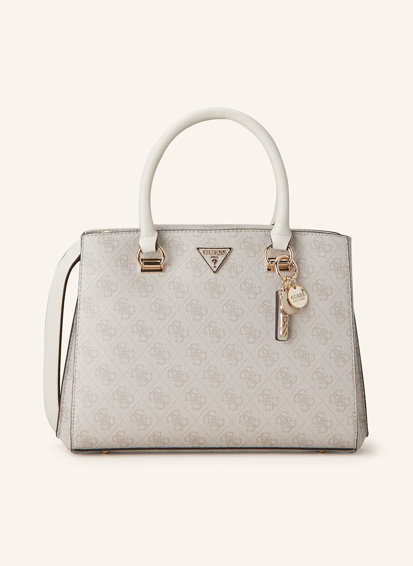 GUESS Handbag NOELLE, Color: LIGHT GRAY/ GRAY (Image 1)