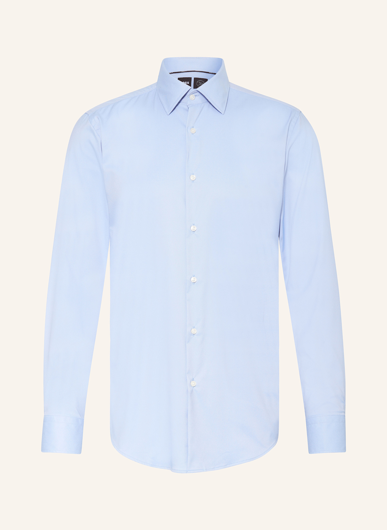 BOSS Shirt HANK slim fit: LIGHT BLUE