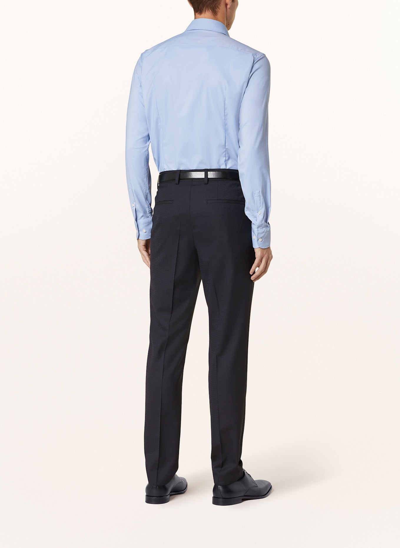 BOSS Shirt HANK slim fit: LIGHT BLUE