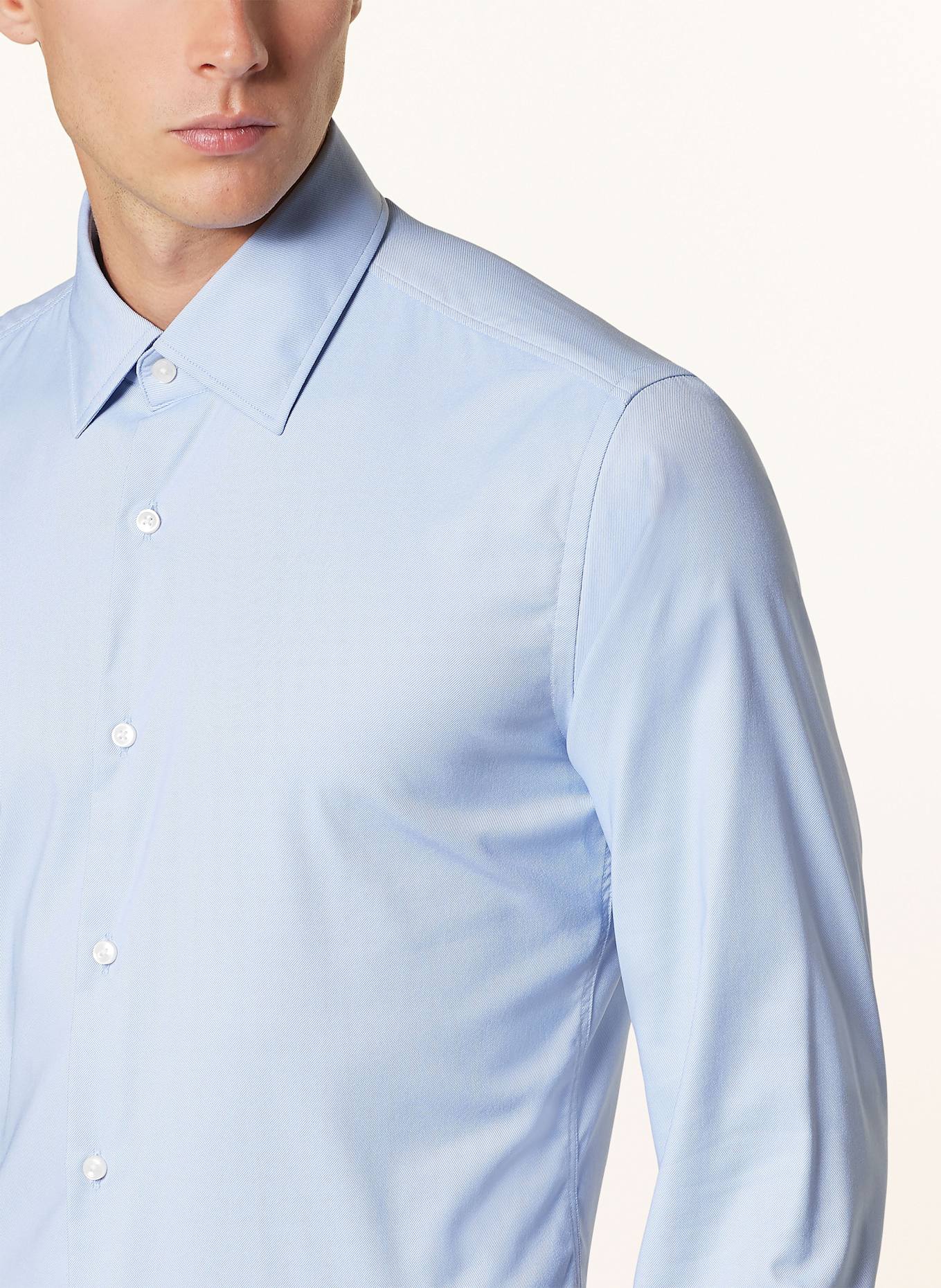 BOSS Shirt HANK slim fit: LIGHT BLUE
