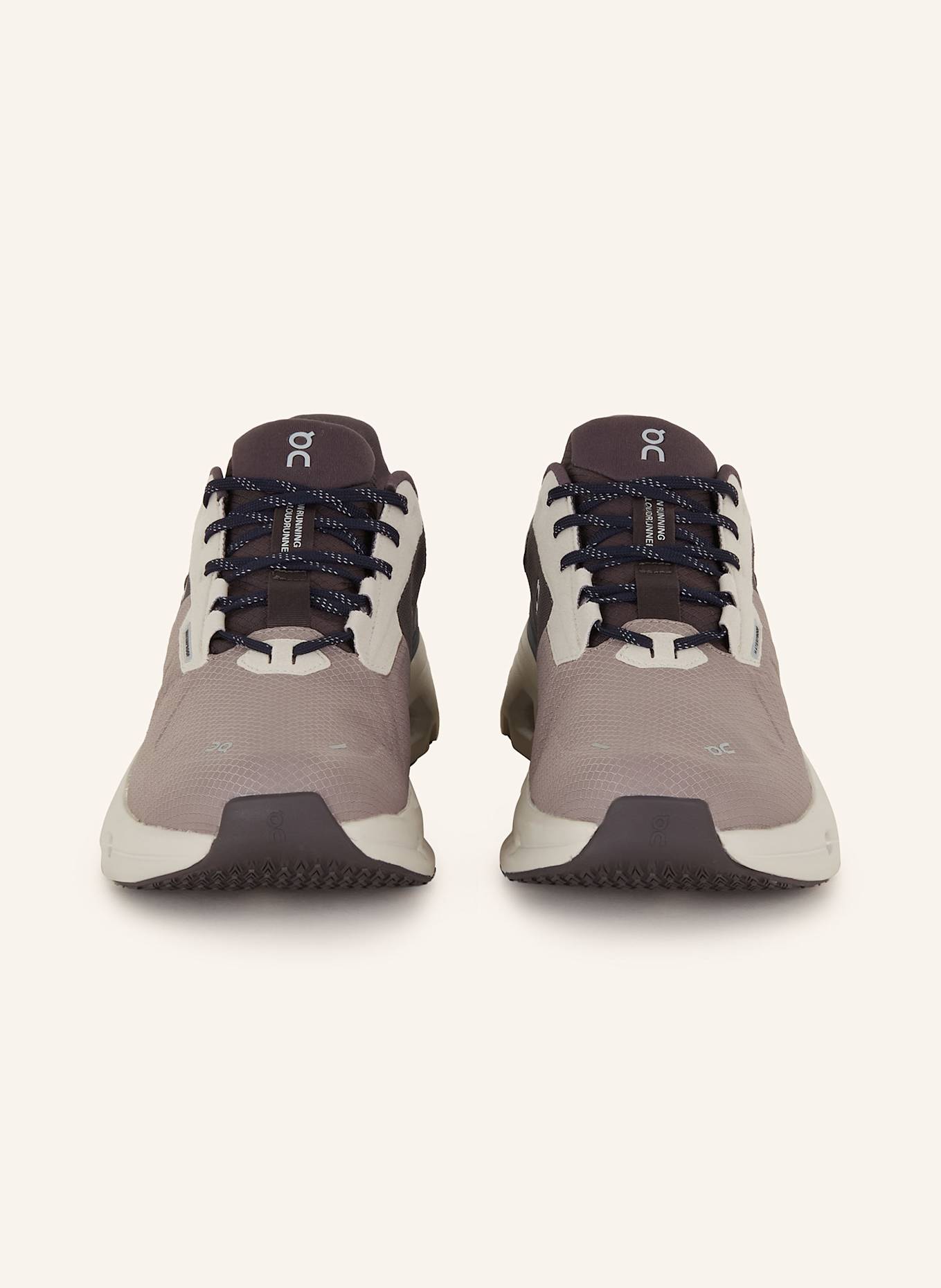 On Running shoes CLOUDRUNNER 2 WATERPROOF, Color: TAUPE/ DARK GRAY/ DARK BLUE (Image 3)