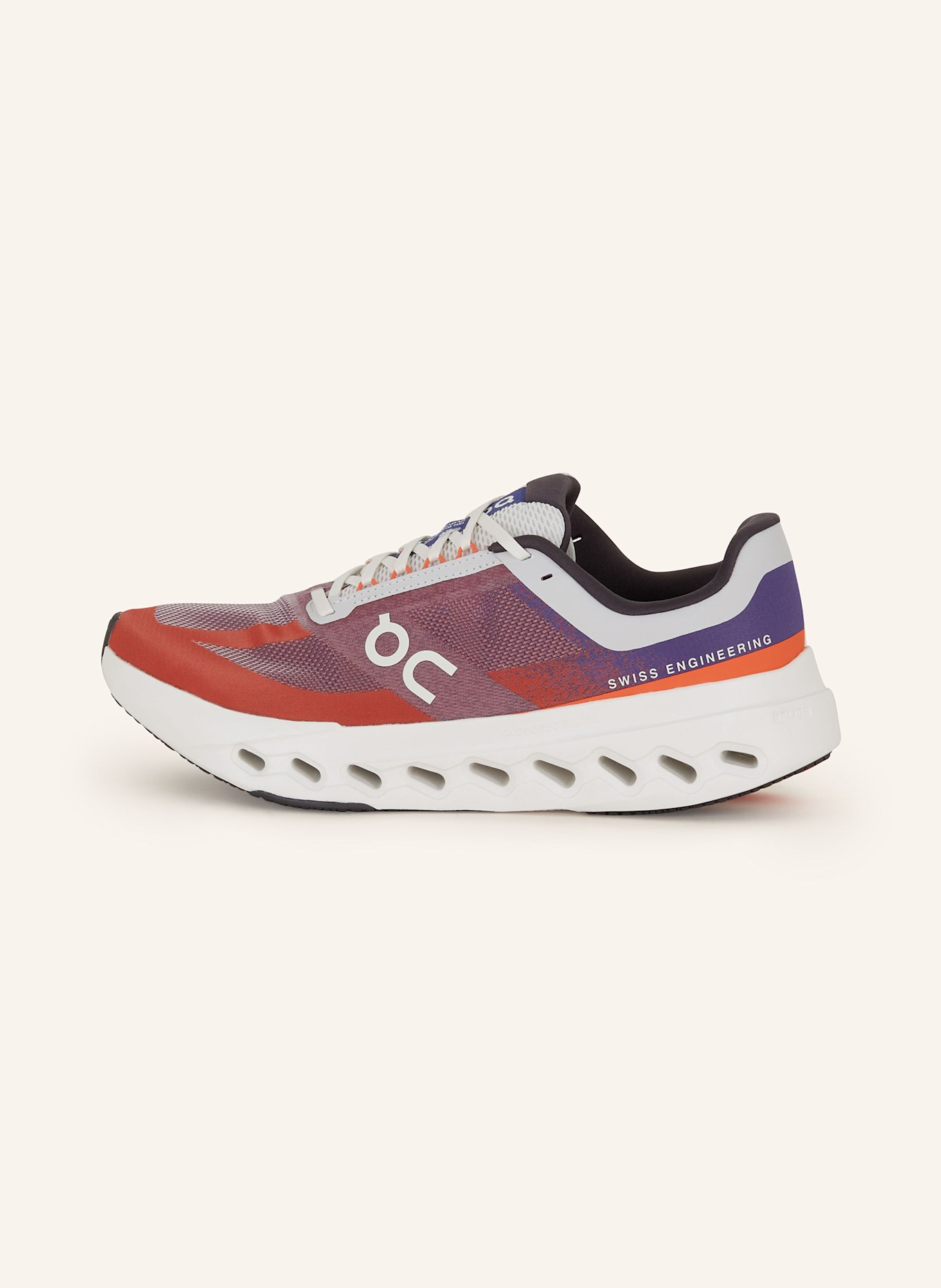 On Running shoes CLOUDSURFER NEXT, Color: RED/ BLUE/ ECRU (Image 4)