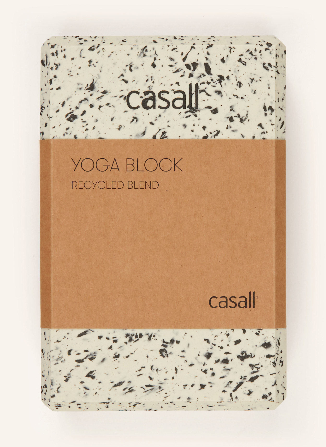 casall Yoga-Block, Farbe: ECRU/ SCHWARZ (Bild 1)