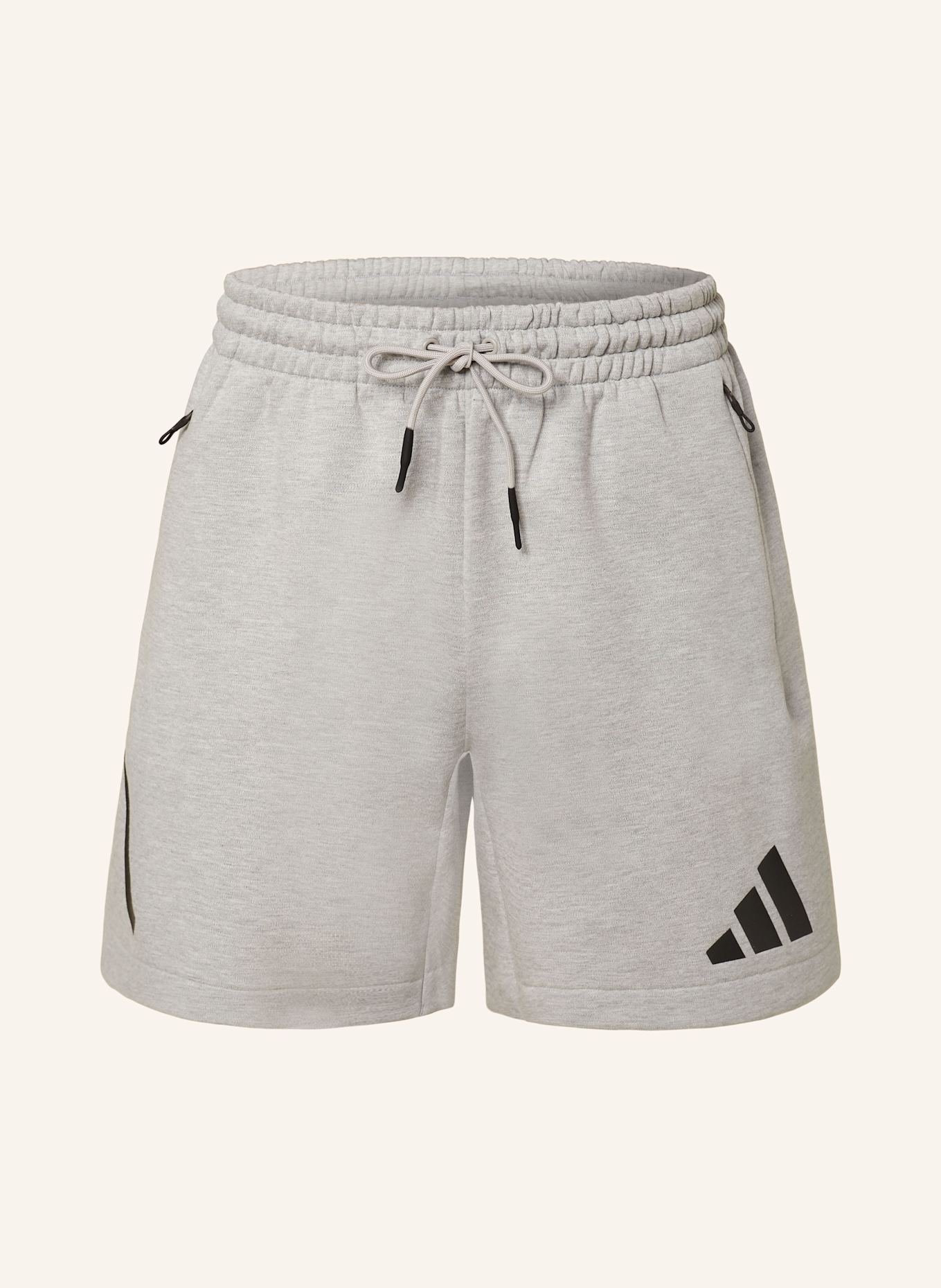 Grey adidas sweat shorts online