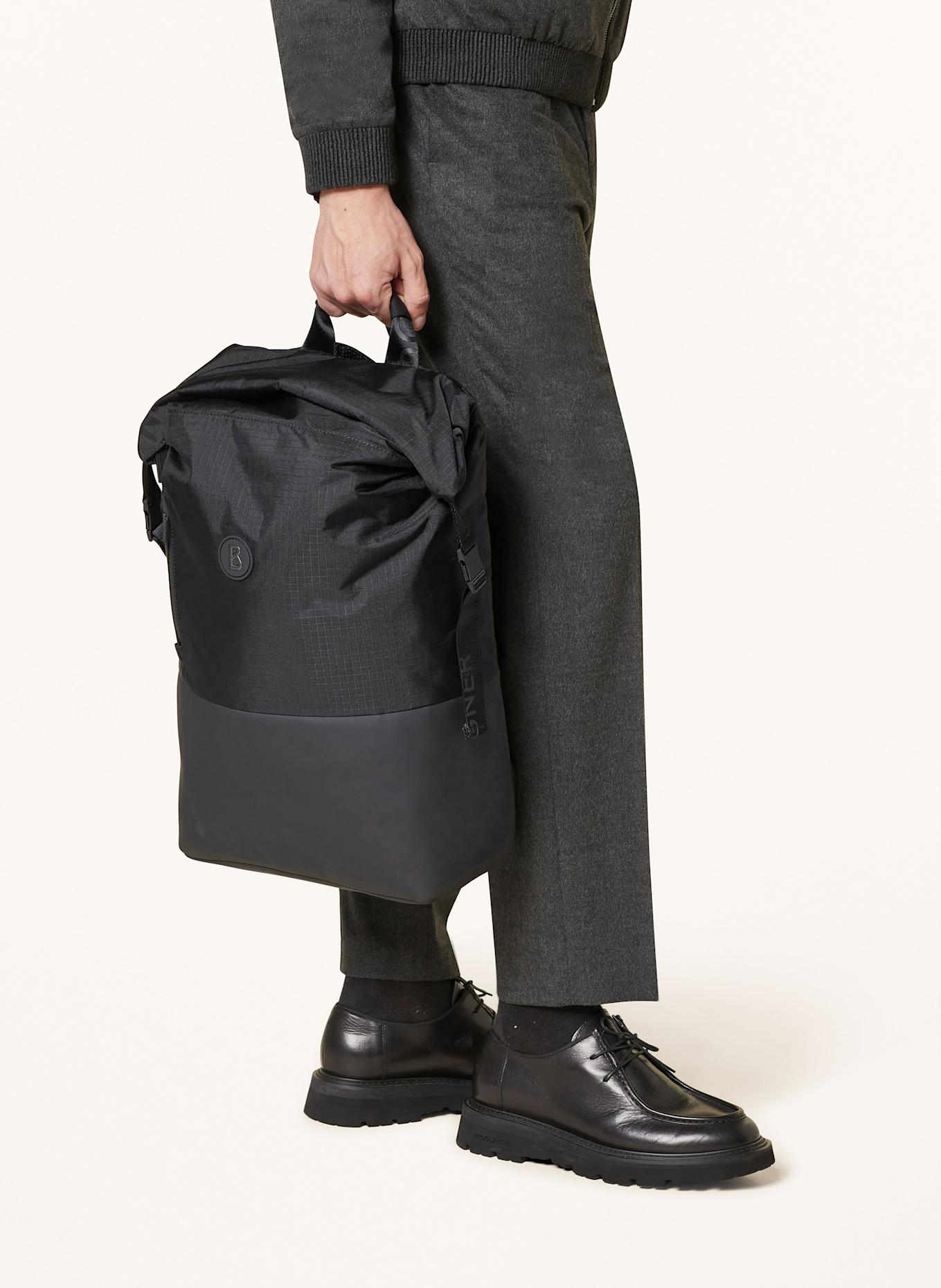 BOGNER Backpack LEON with laptop compartment: BLACK