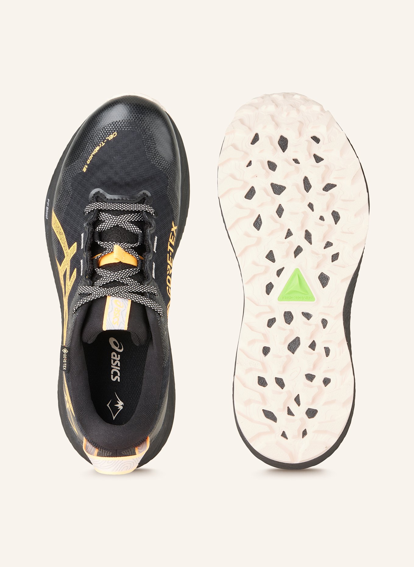 ASICS Trail running shoes GEL TRABUCO 12 GTX, Color: BLACK (Image 5)