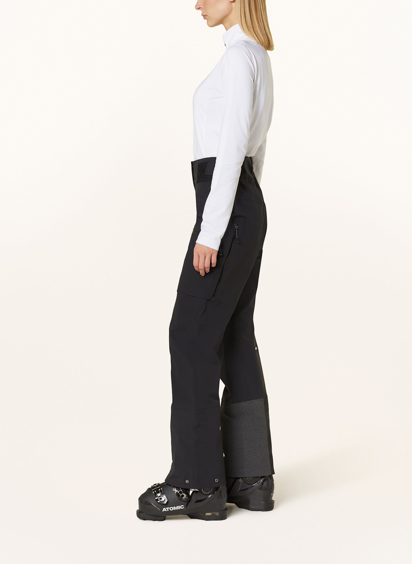 MAMMUT Hardshell-Skihose STONEY: SCHWARZ