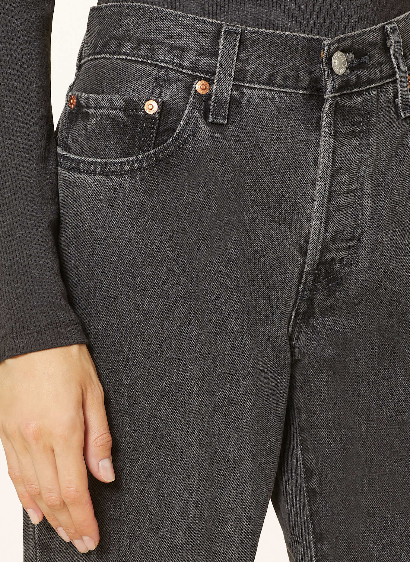 Levi's® Jean droit 501® 90S ANKLE: 00 Blacks