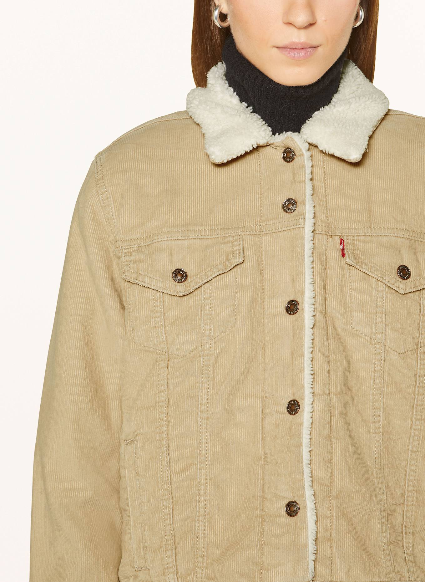 Cord Jacke Levis Jeansjacke GrÃ¼n Denim Levis Cordjacke Herren