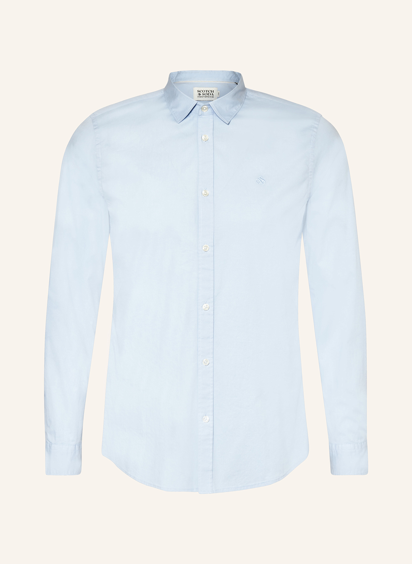 SCOTCH & SODA Hemd CORE Slim Fit: BLAU