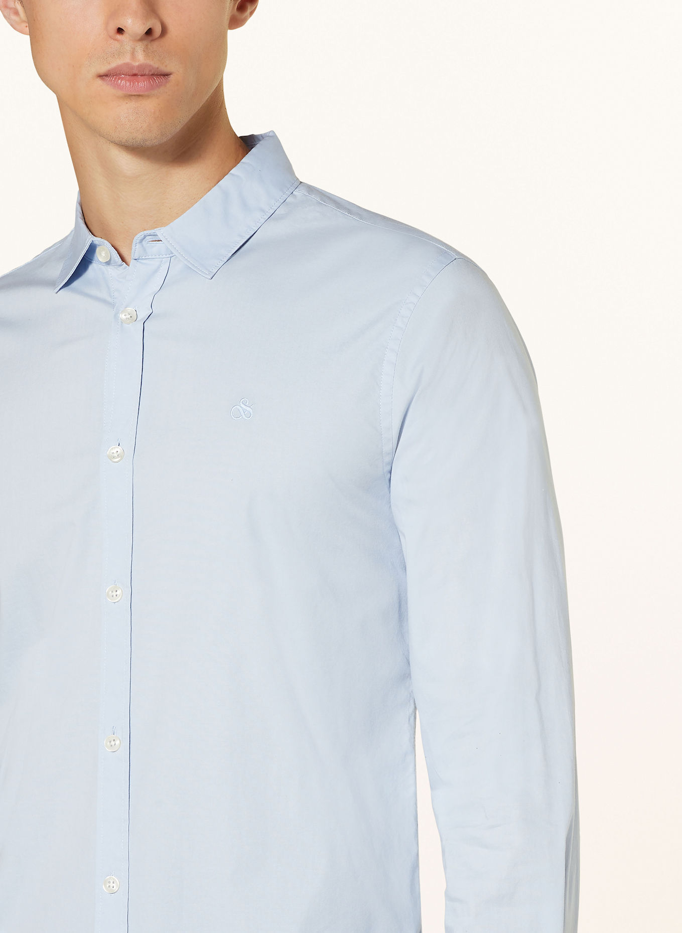 SCOTCH & SODA Hemd CORE Slim Fit: BLAU