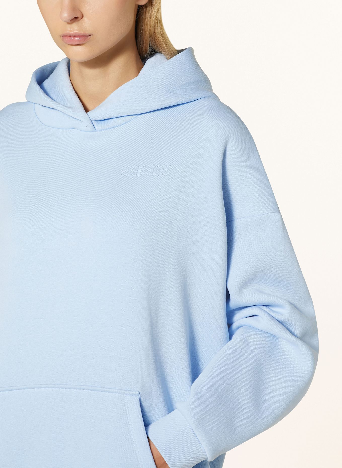 UNDER ARMOUR Hoodie UA ICON in light blue