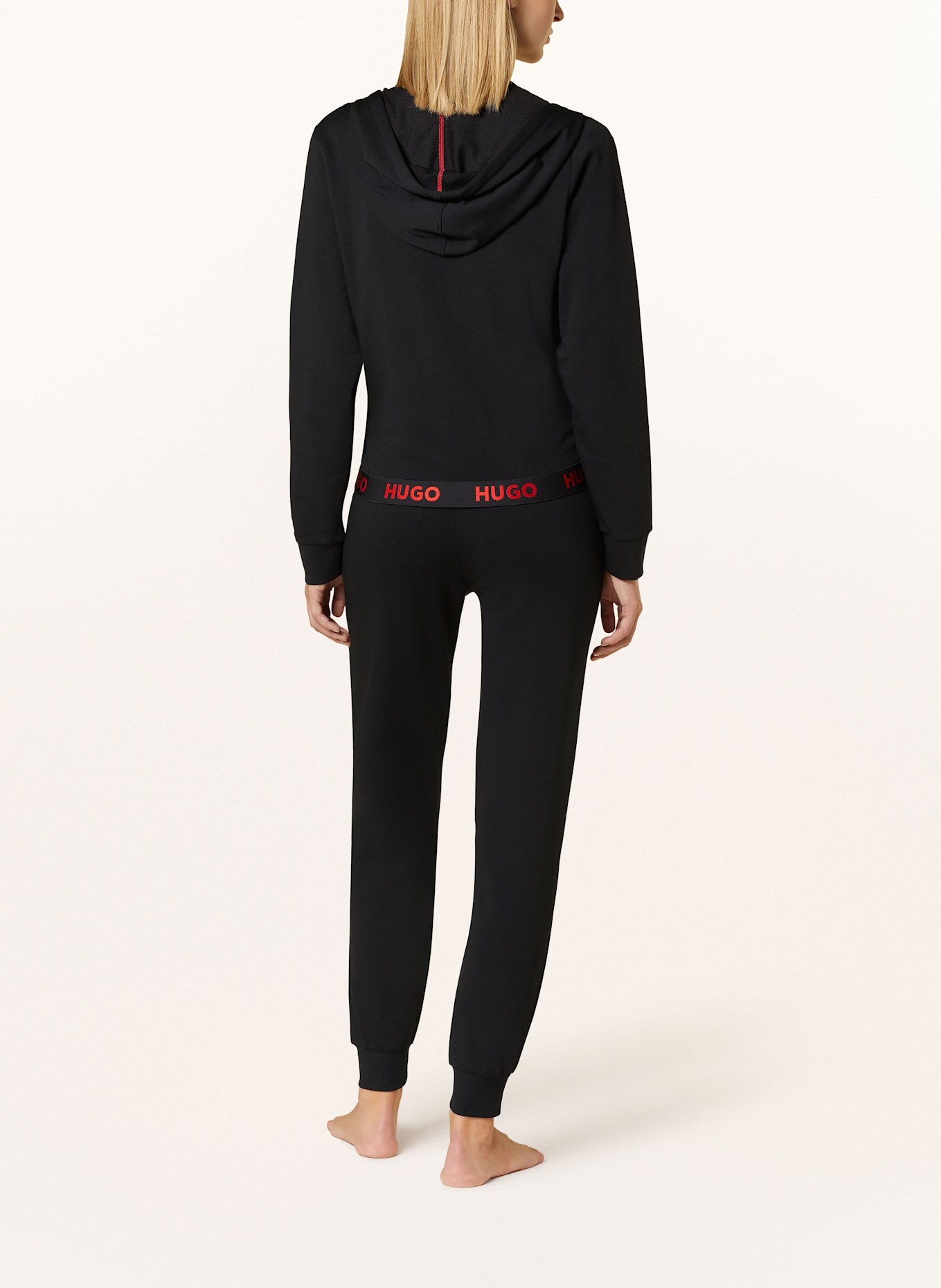 HUGO Pantalon lounge SPORTY: NOIR