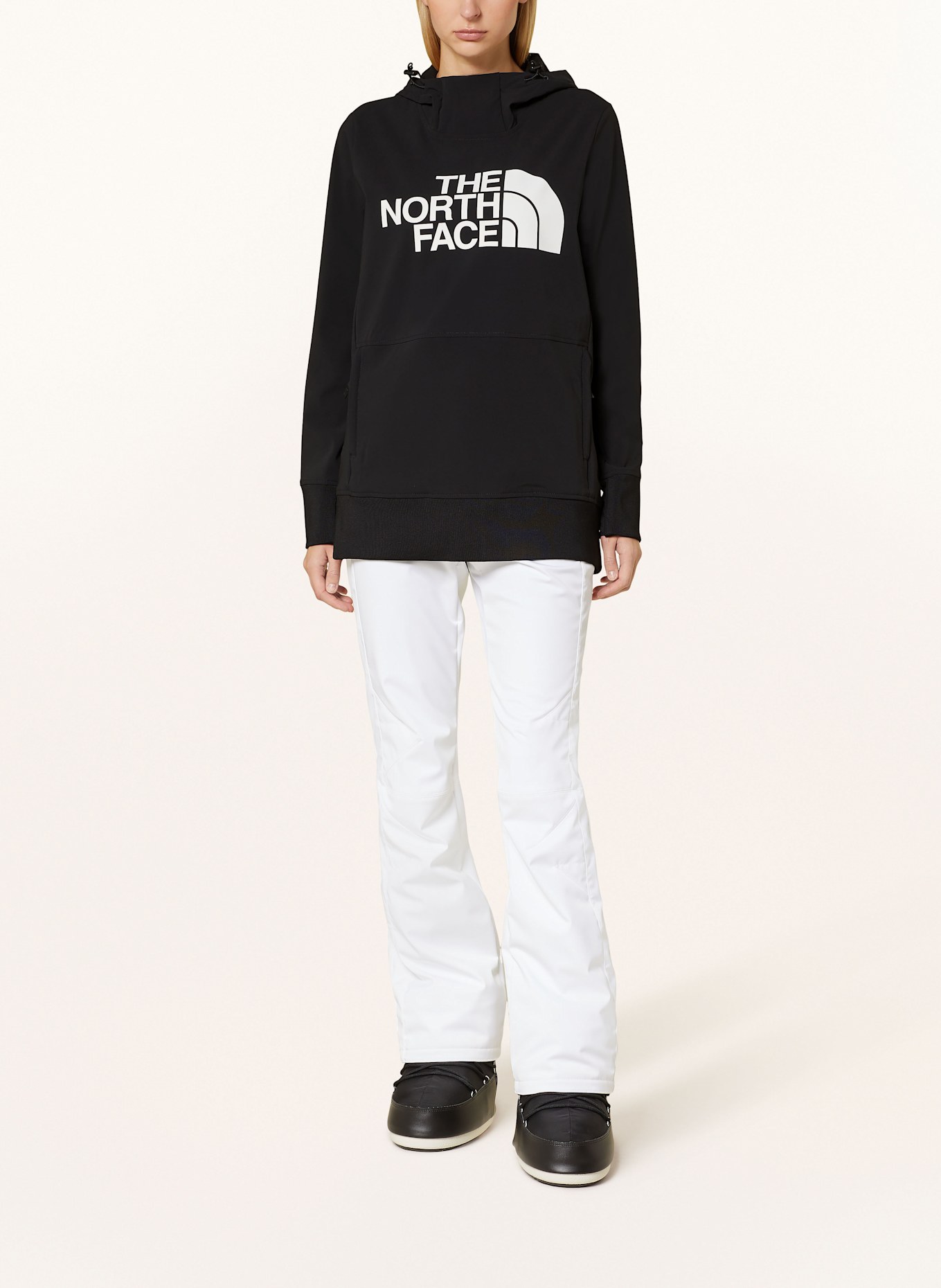 THE NORTH FACE TEKNO functional Time hoodie: BLACK