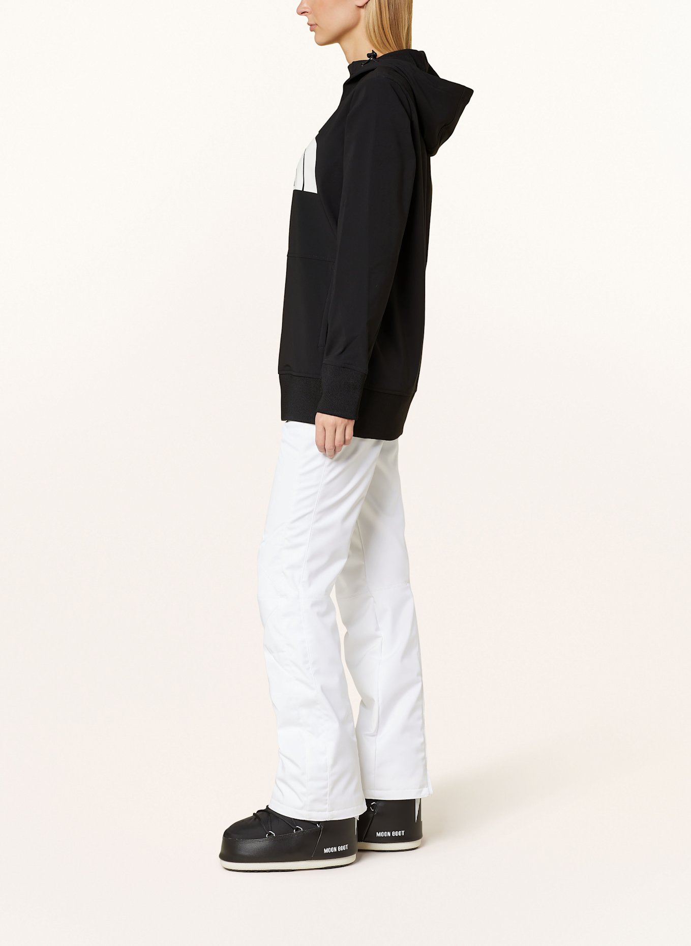 THE NORTH FACE TEKNO functional Time hoodie: BLACK