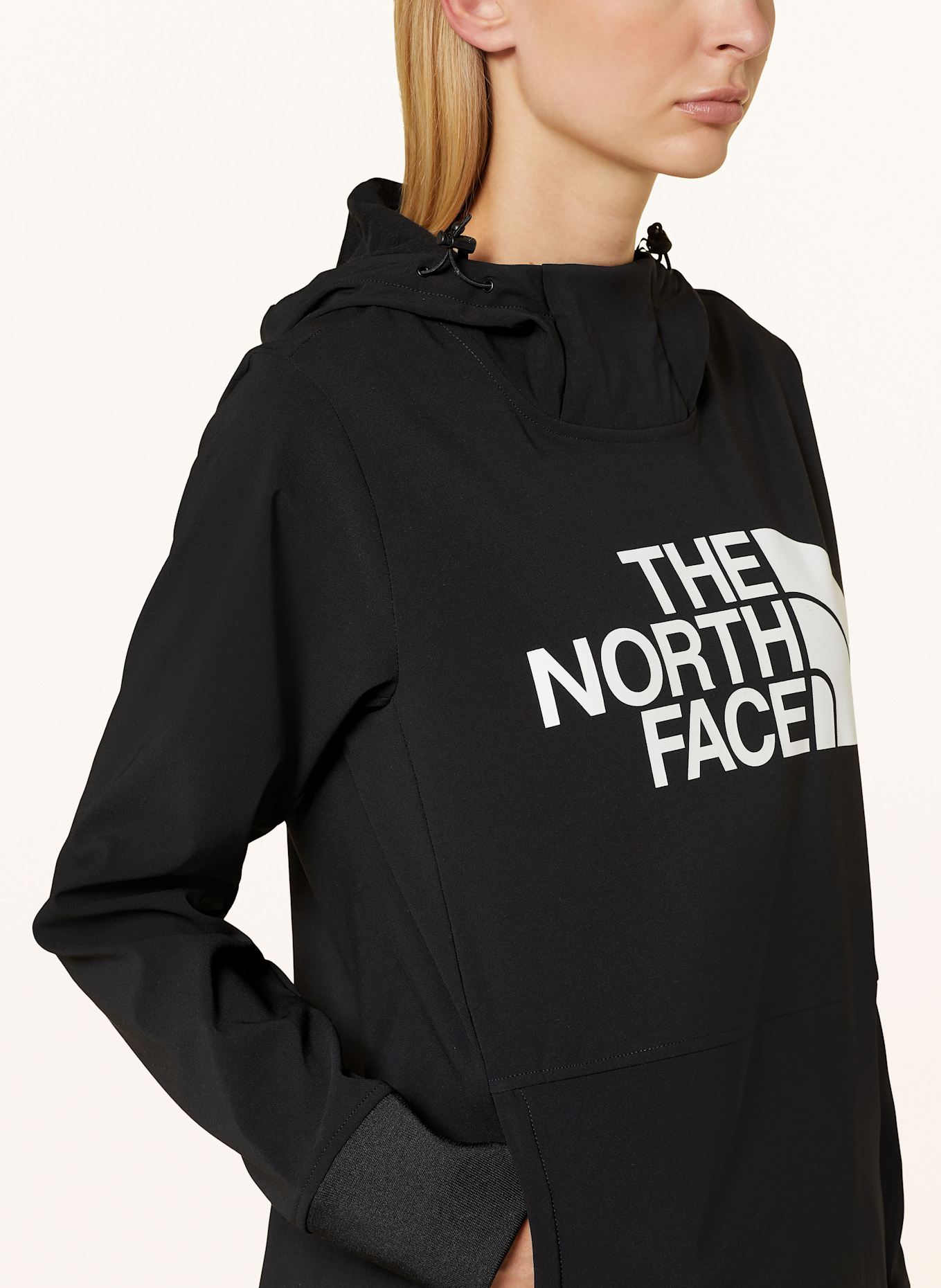 THE NORTH FACE TEKNO functional Time hoodie: BLACK