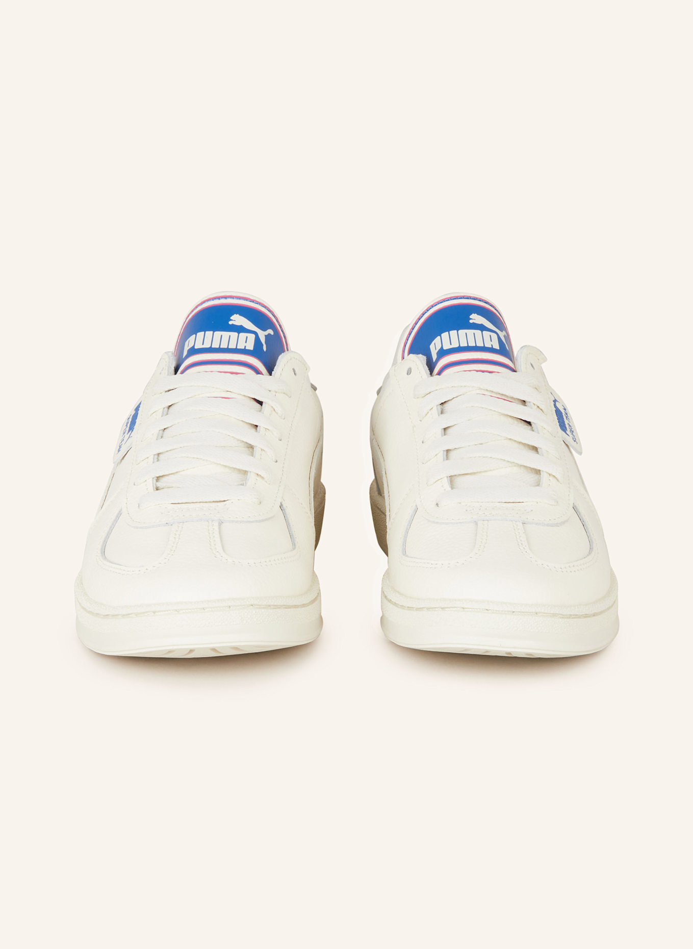 PUMA SUPER TEAM 90S sneaker in cream light gray