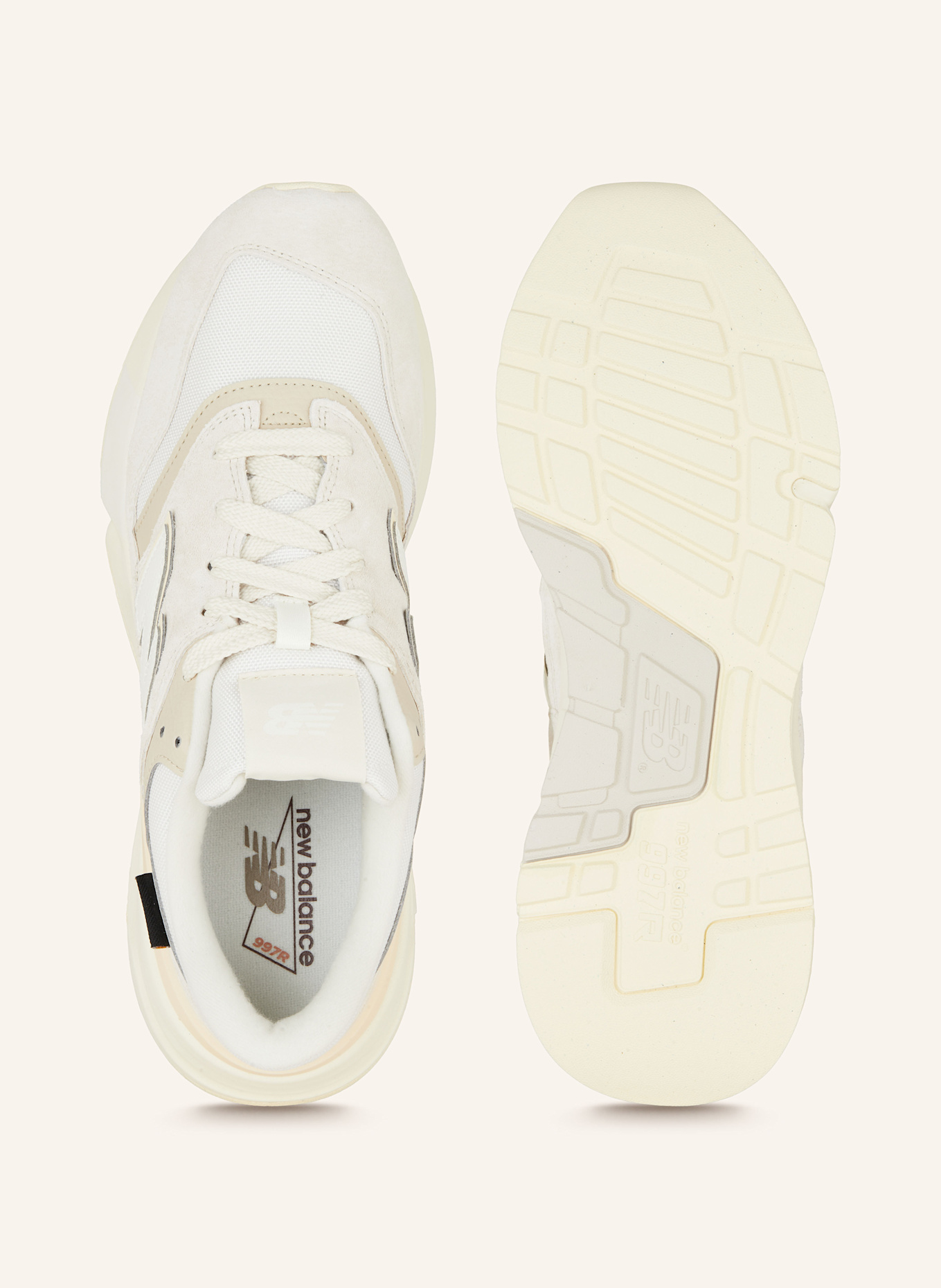 new balance Sneakers 997 in cream beige light gray