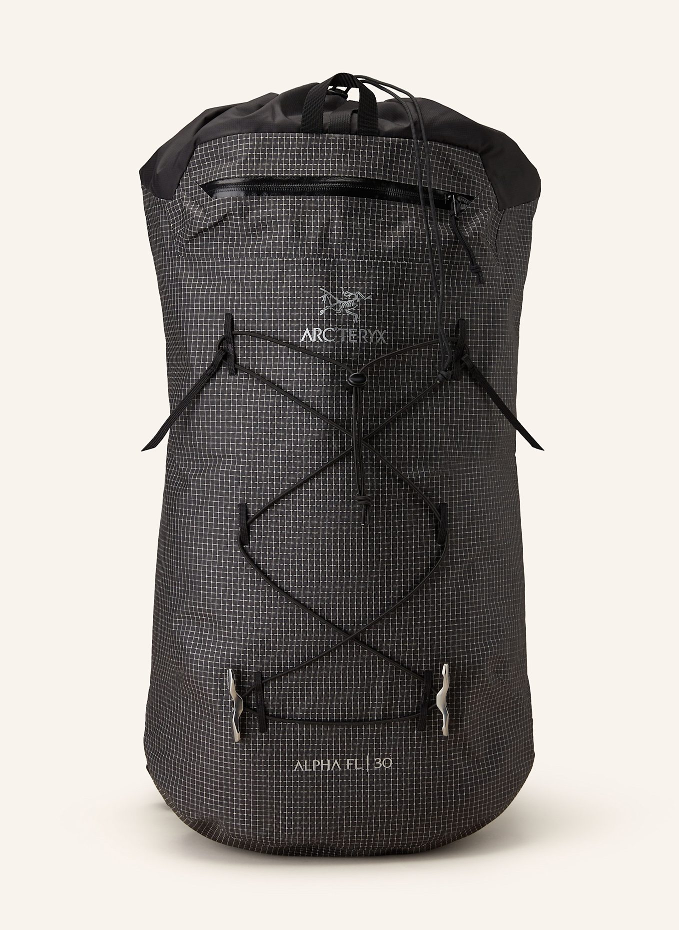 ARC'TERYX Rucksack ALPHA FL 30 l: SCHWARZ/ WEISS