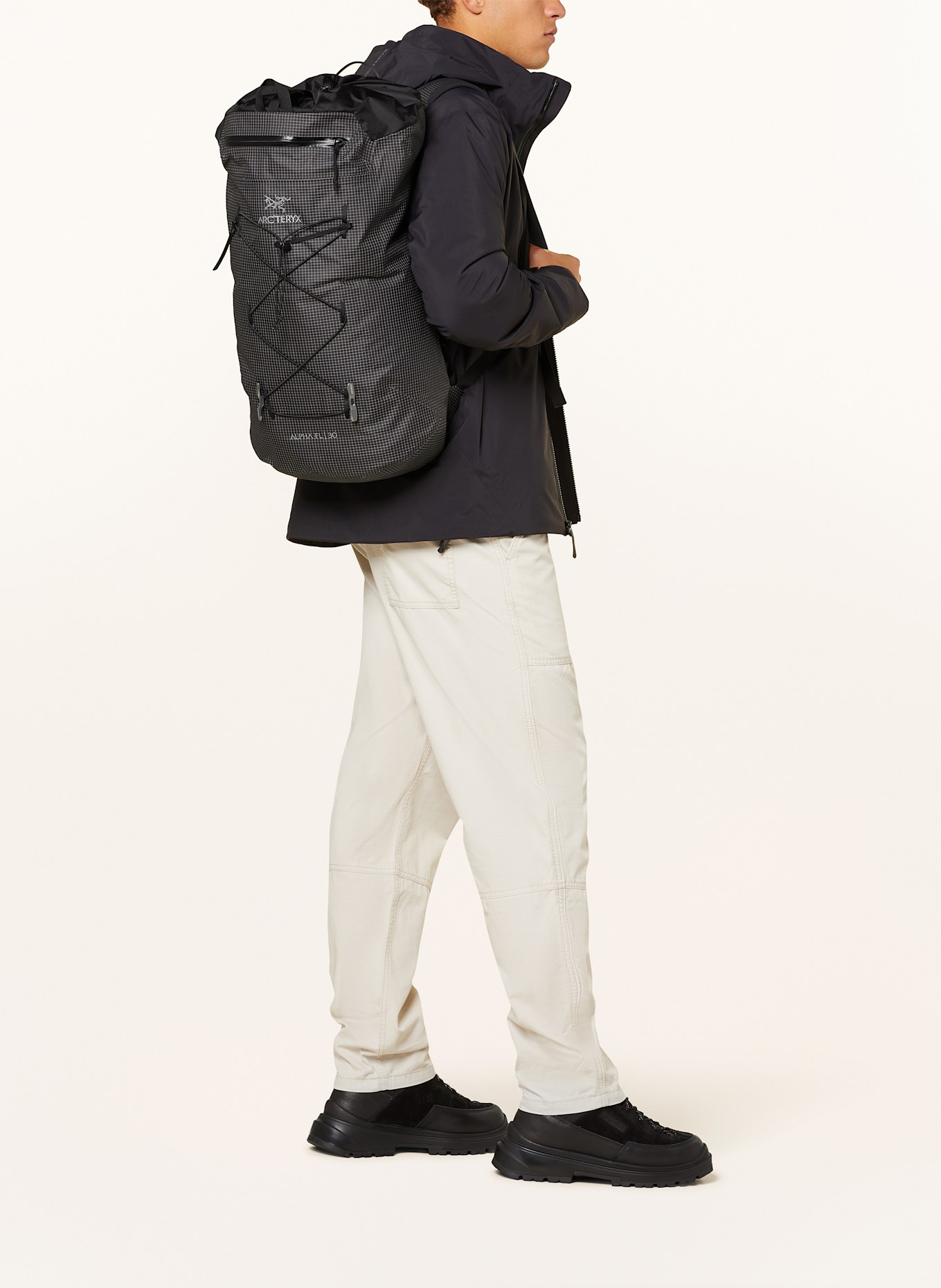 ARC'TERYX Rucksack ALPHA FL 30 l: SCHWARZ/ WEISS