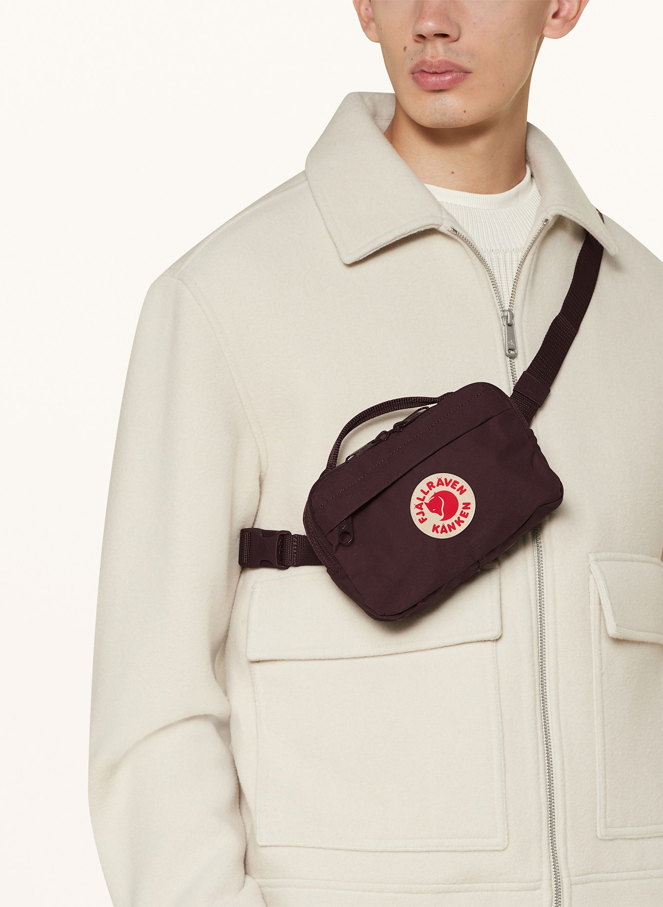 FJÄLLRÄVEN Gürteltasche KÅNKEN: DUNKELROT