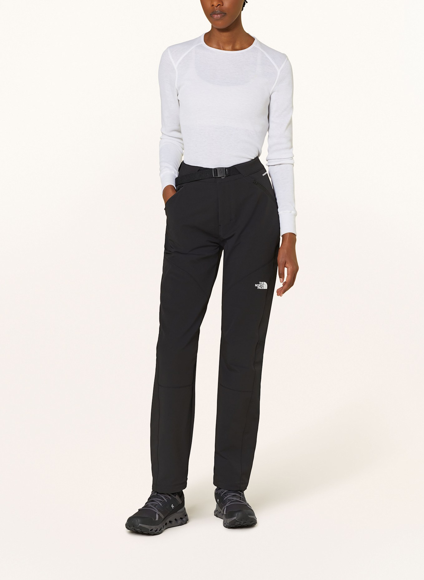 THE NORTH FACE Softshell trousers in black