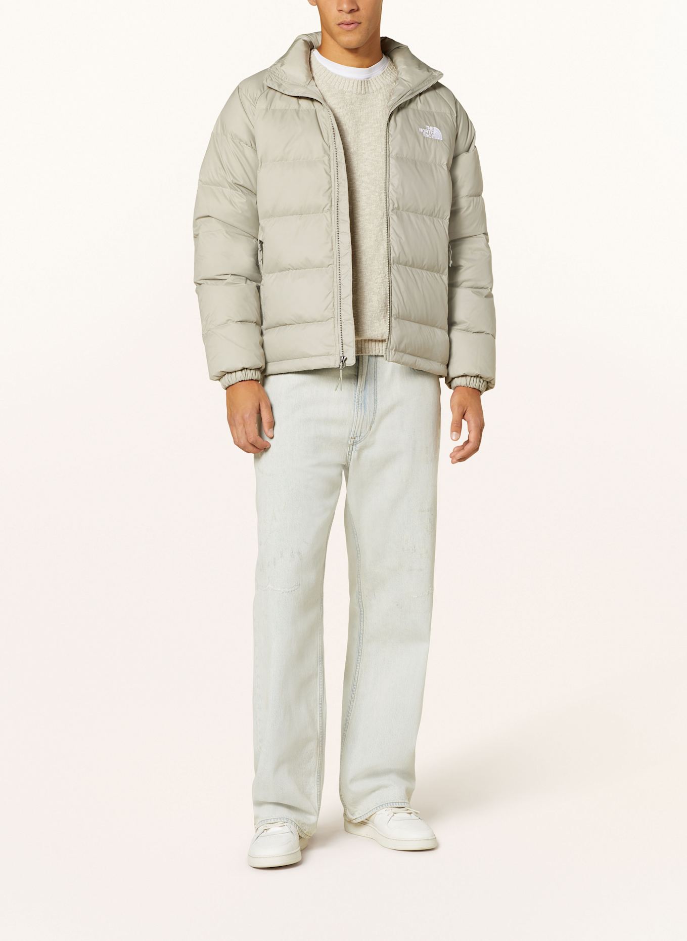 THE NORTH FACE HYDRENALITE down jacket: LIGHT GRAY