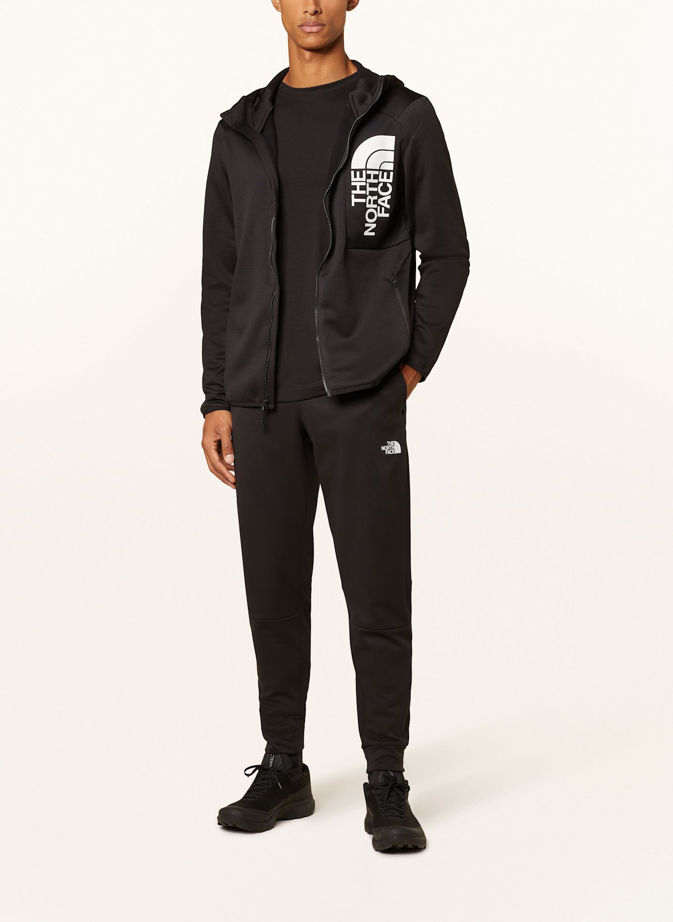 THE NORTH FACE Midlayer jacket MERAK in black white