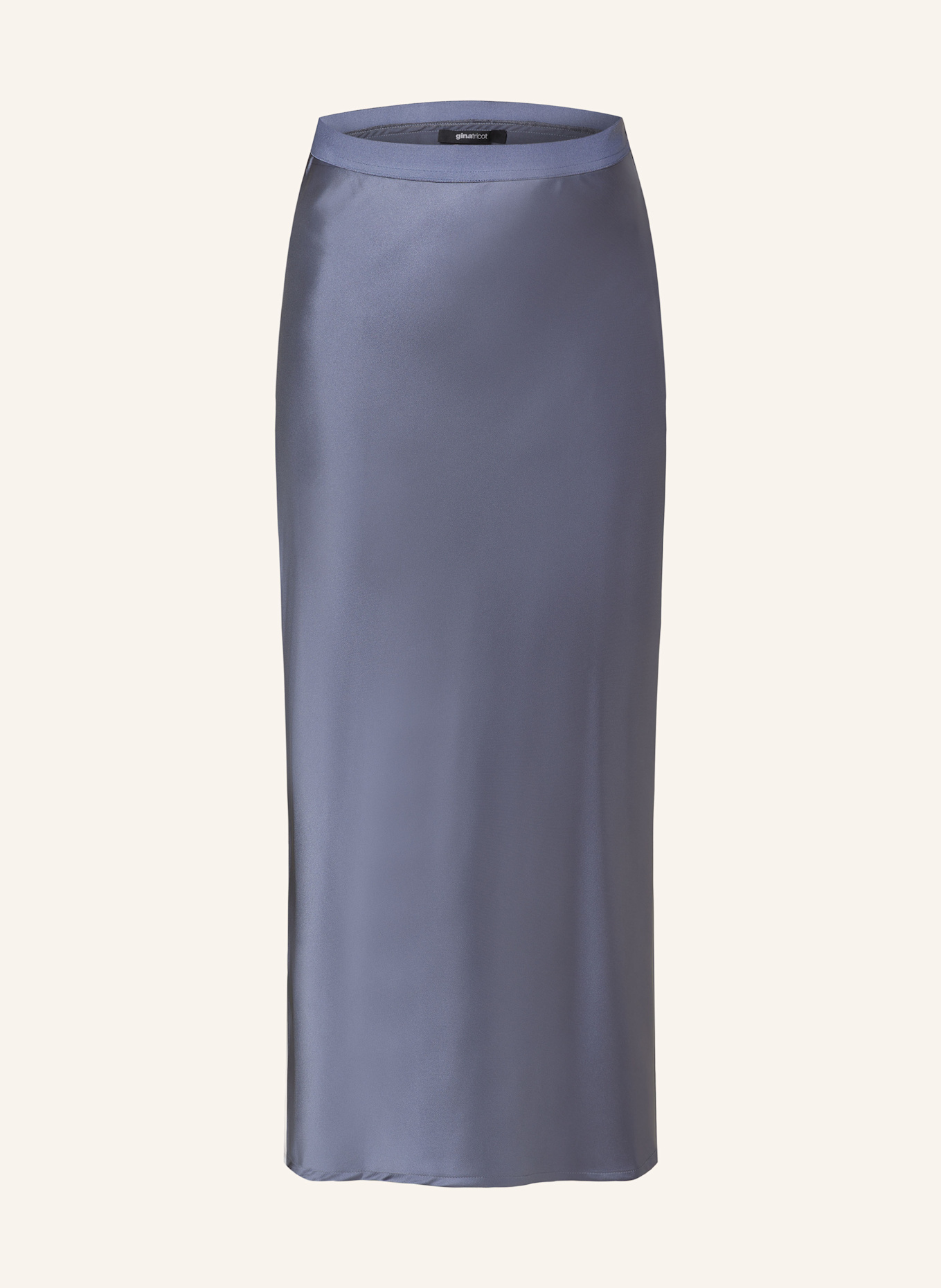 gina tricot jupe en satin: BLEU GRIS
