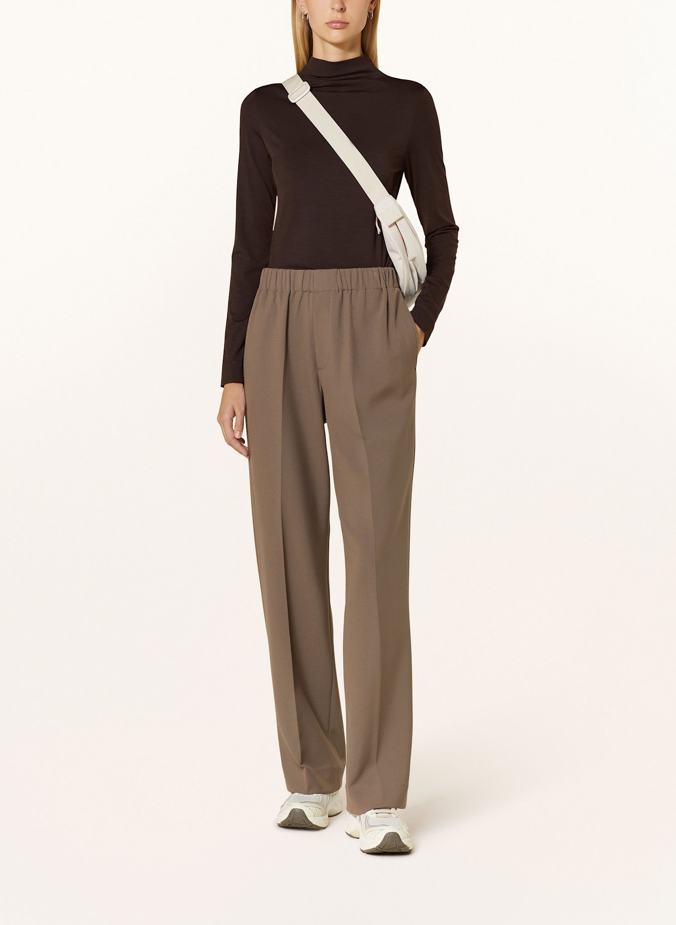 JEANNE BARET Long sleeve shirt NAVARINO: DARK BROWN