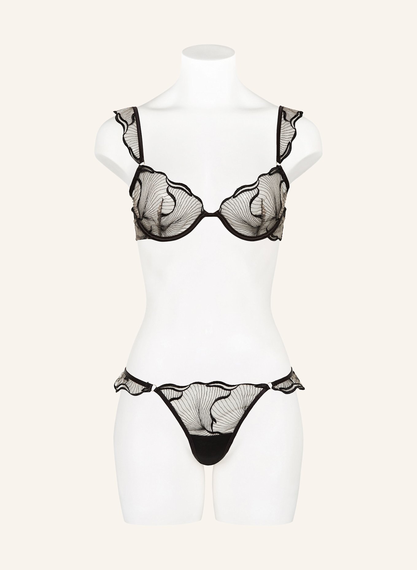 BLUEBELLA MARABEL briefs: NUDE/ BLACK