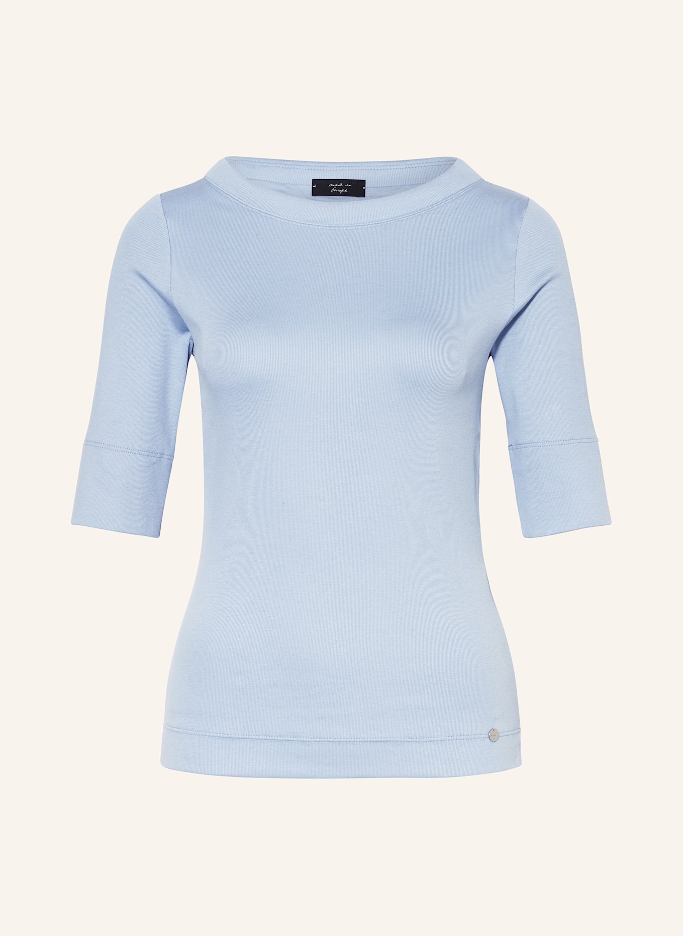 MARC CAIN Shirt with 3/4 sleeves, Color: LIGHT BLUE (Image 1)