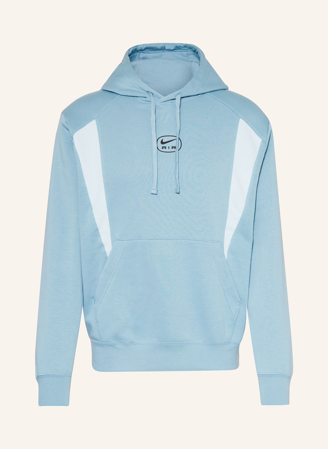 White and blue nike hoodie top