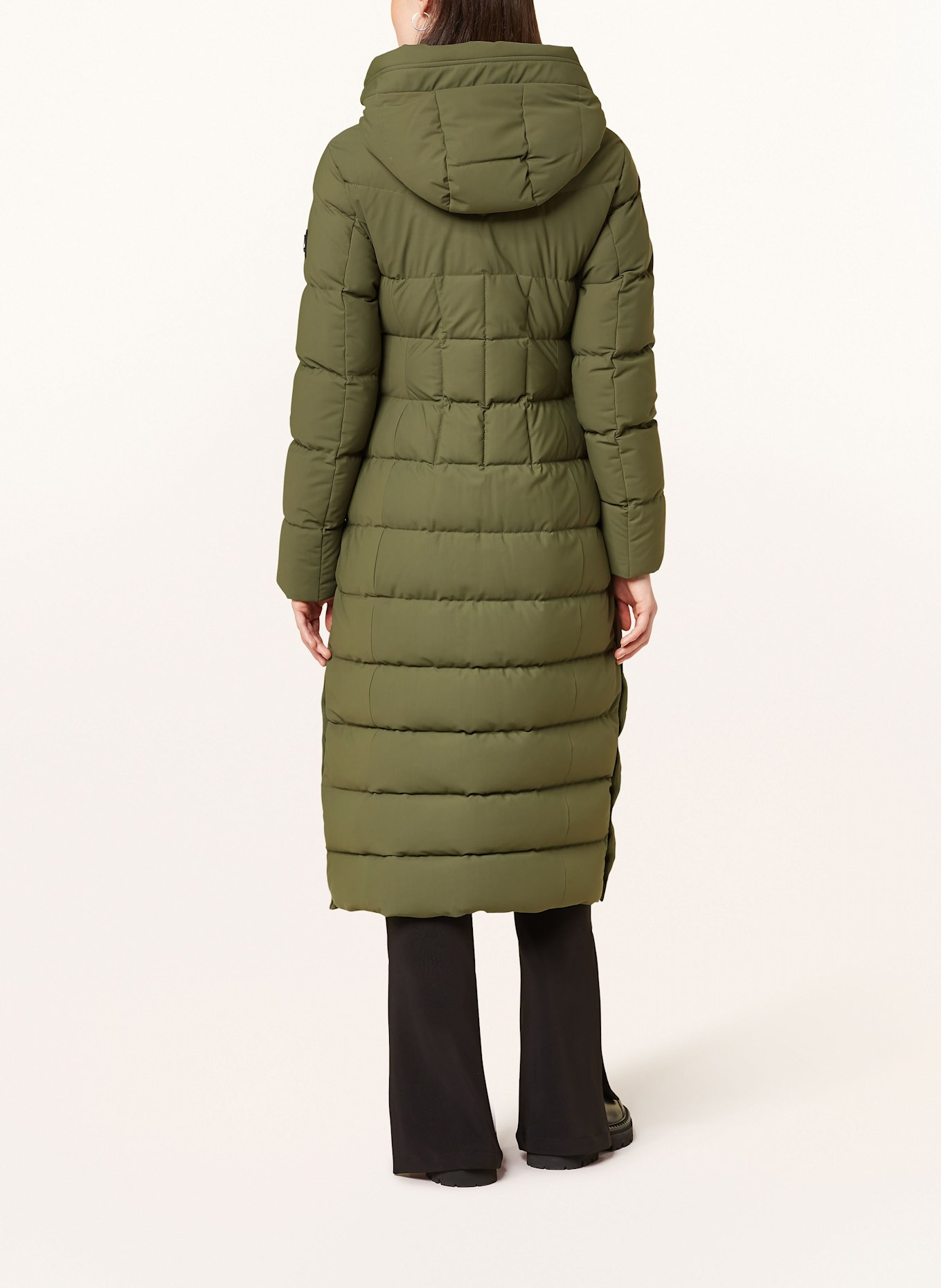 MOOSE KNUCKLES Down jacket JOCADA with removable hood: OLIVE