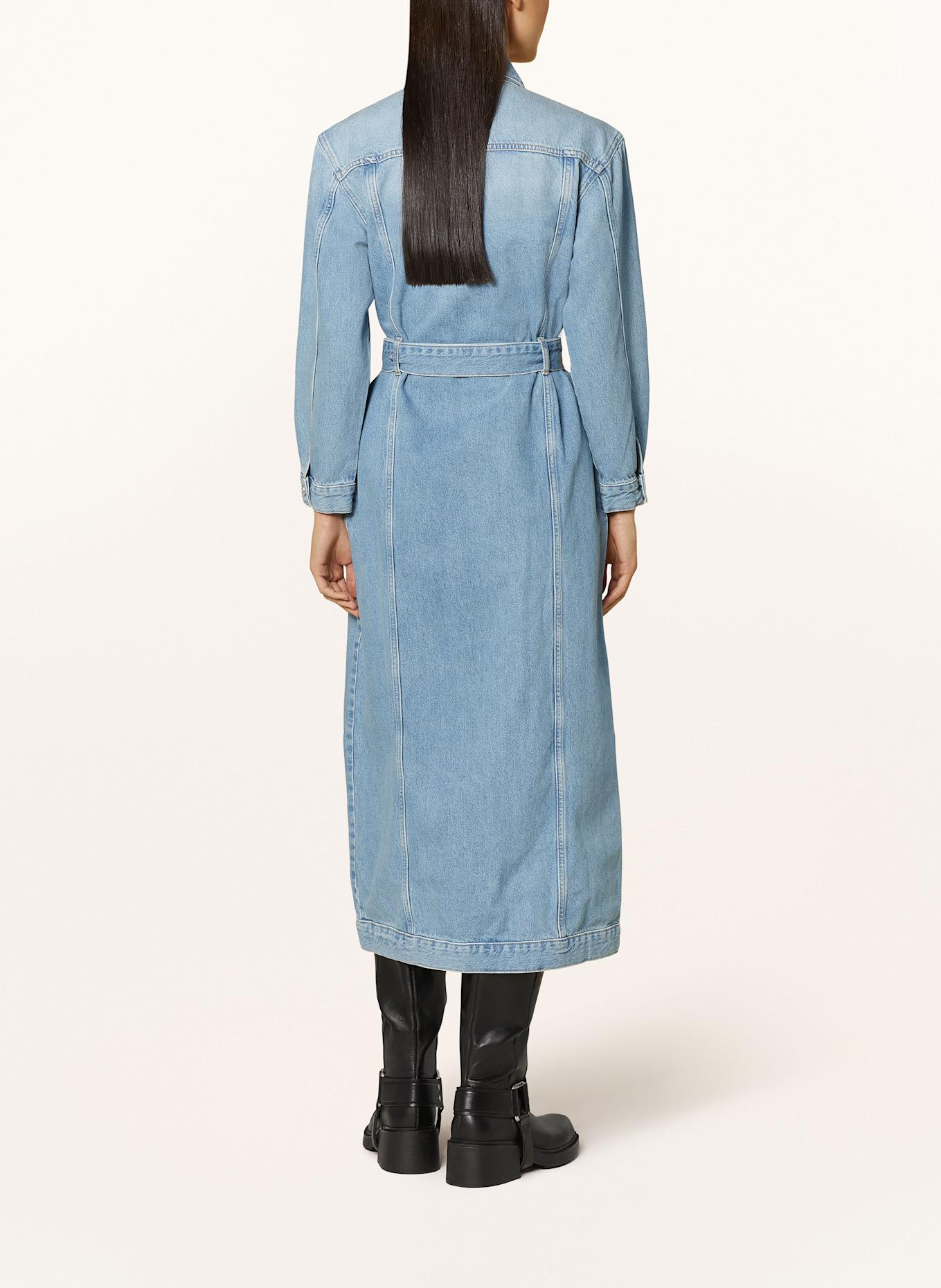 FRAME Jeanskleid THE OVERLONG TRUCKER: HELLBLAU