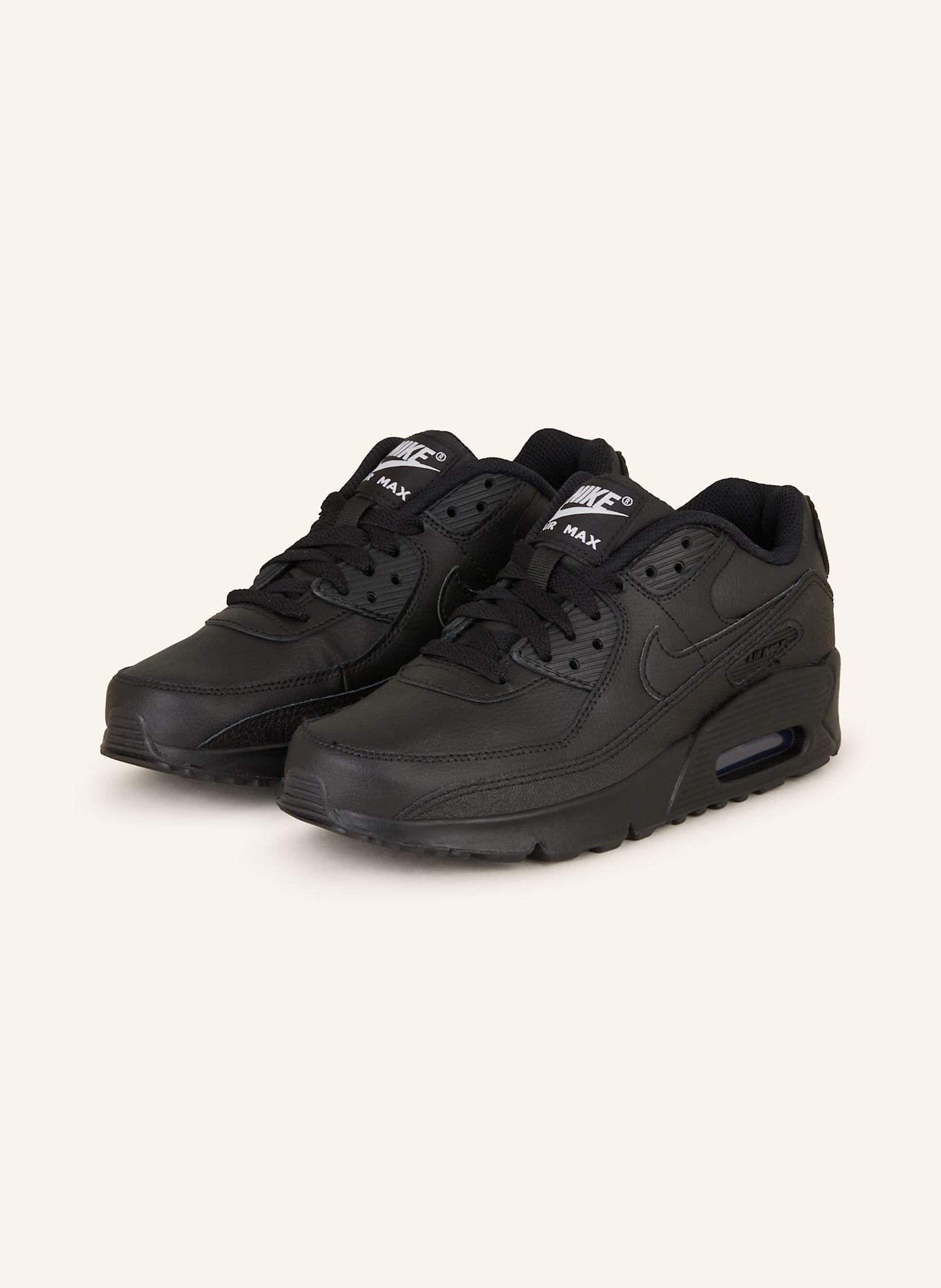 All black nike air max 90 deals