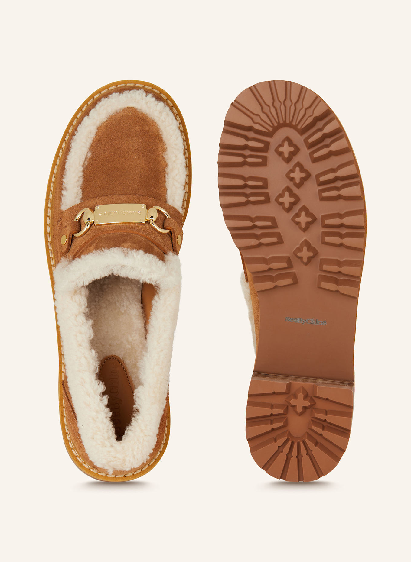 SEE BY CHLOÉ Penny loafers JULIET: 506/126 Tobacco/Sand