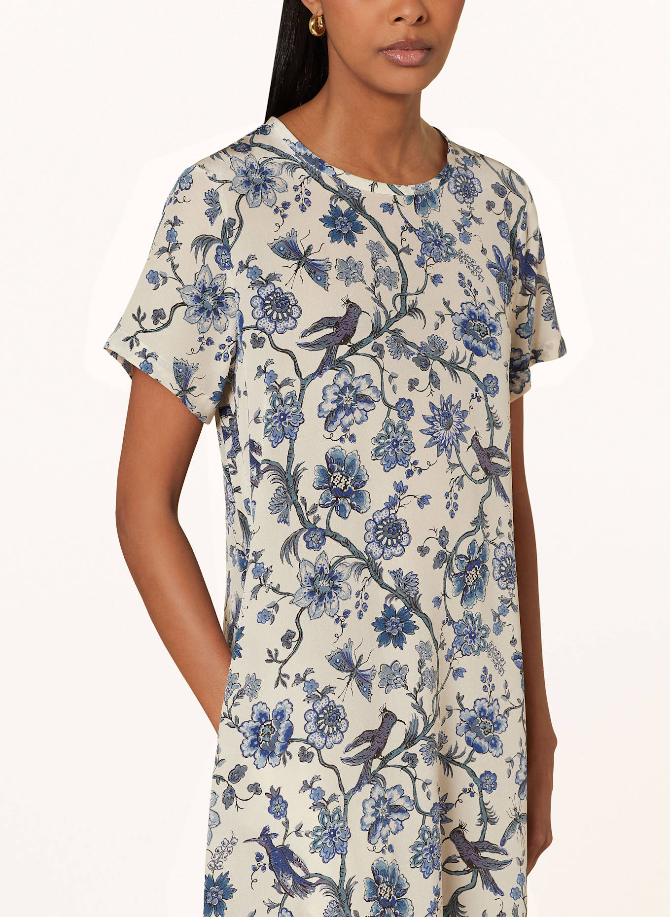WEEKEND Max Mara Dress REVERE in dark blue ecru