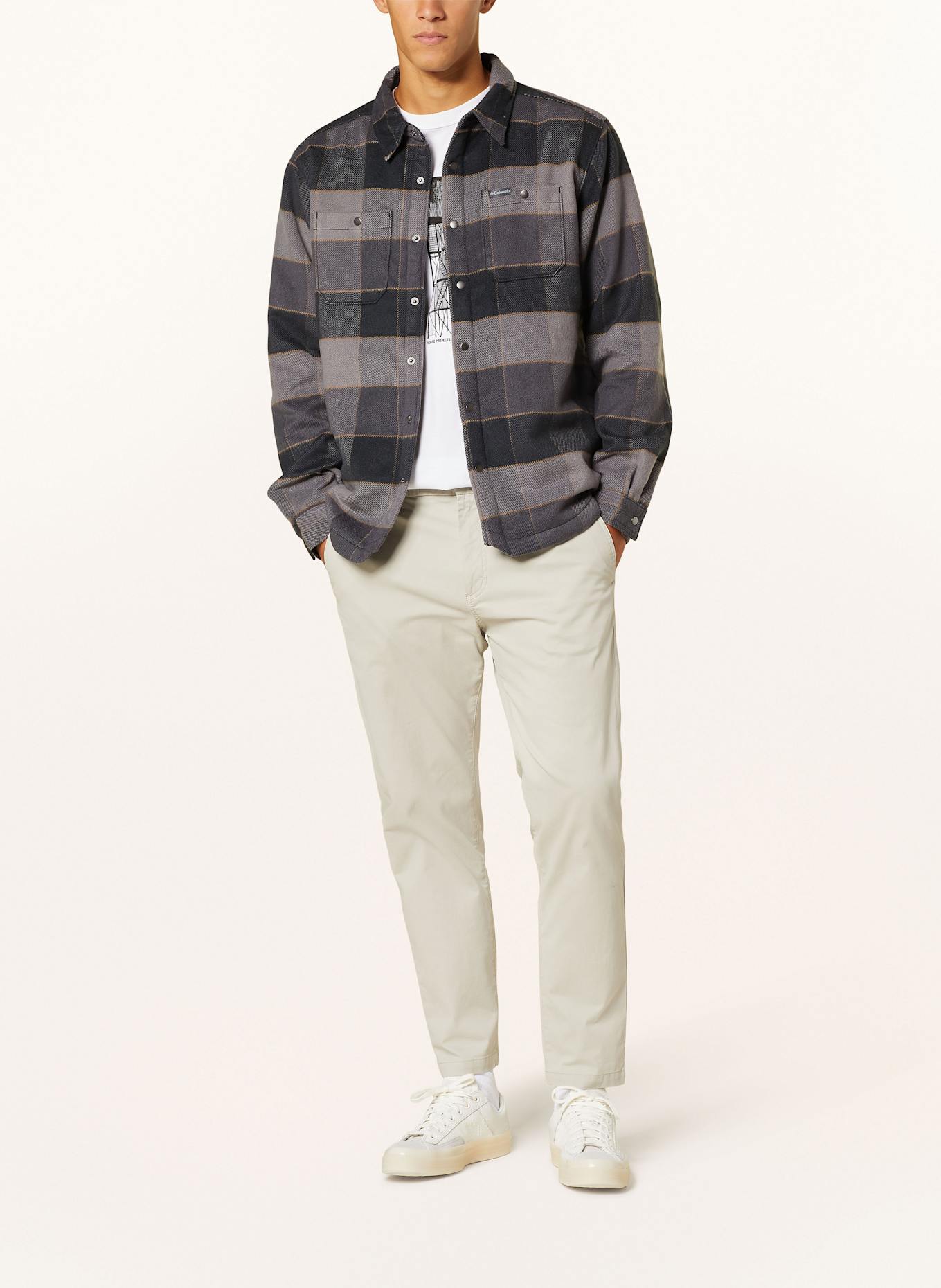 Columbia Overjacket WINDWART™ II: GRAU / DUNKELGRAU / HELLGRAU