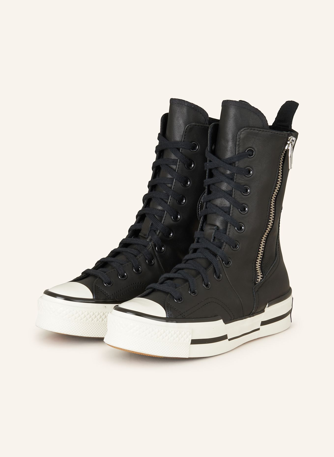 CONVERSE Lace up boots CHUCK 70 PLUS XHI in black white