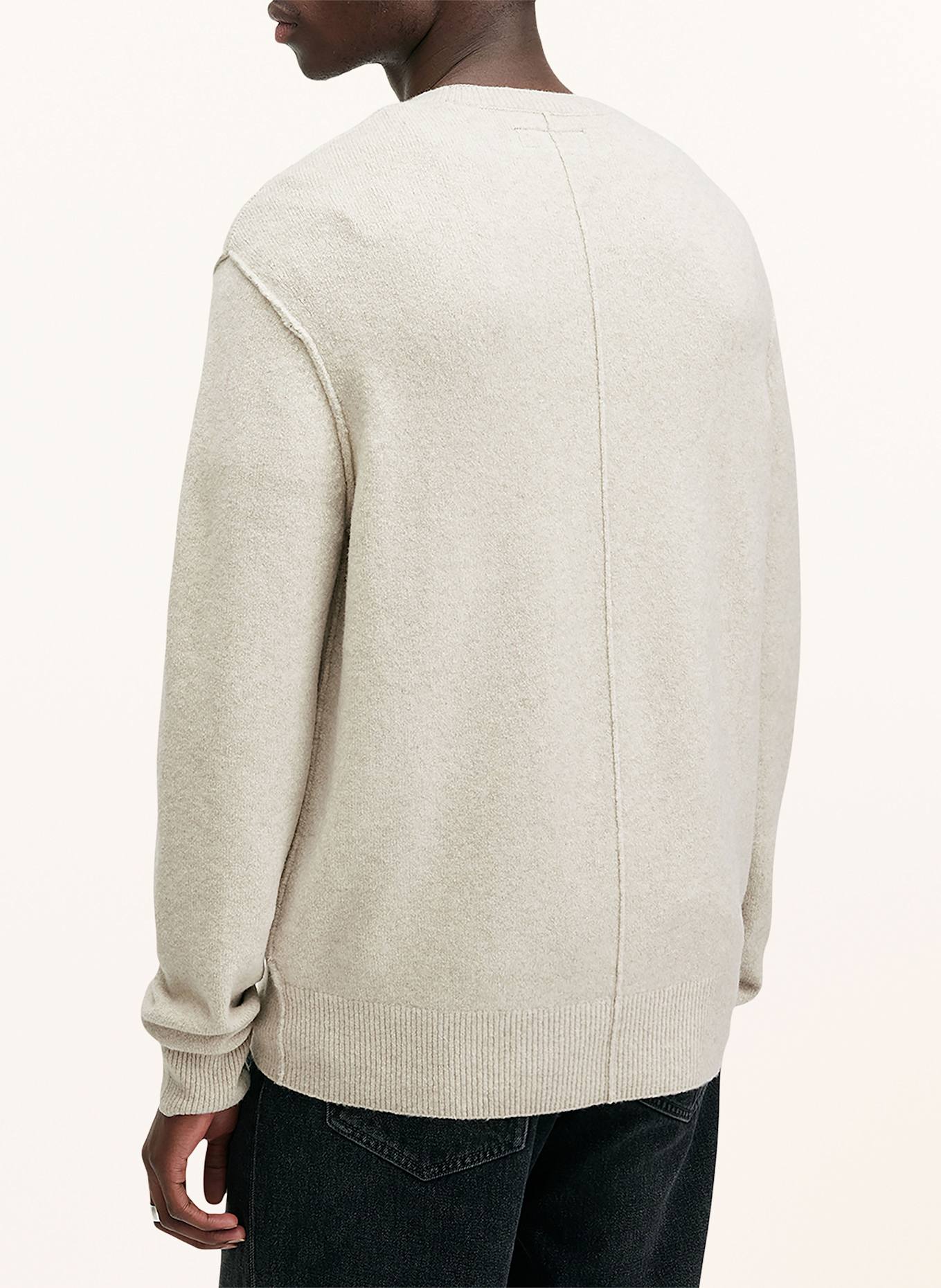 ALLSAINTS Pullover STATTEN, Farbe: HELLGRAU (Bild 3)